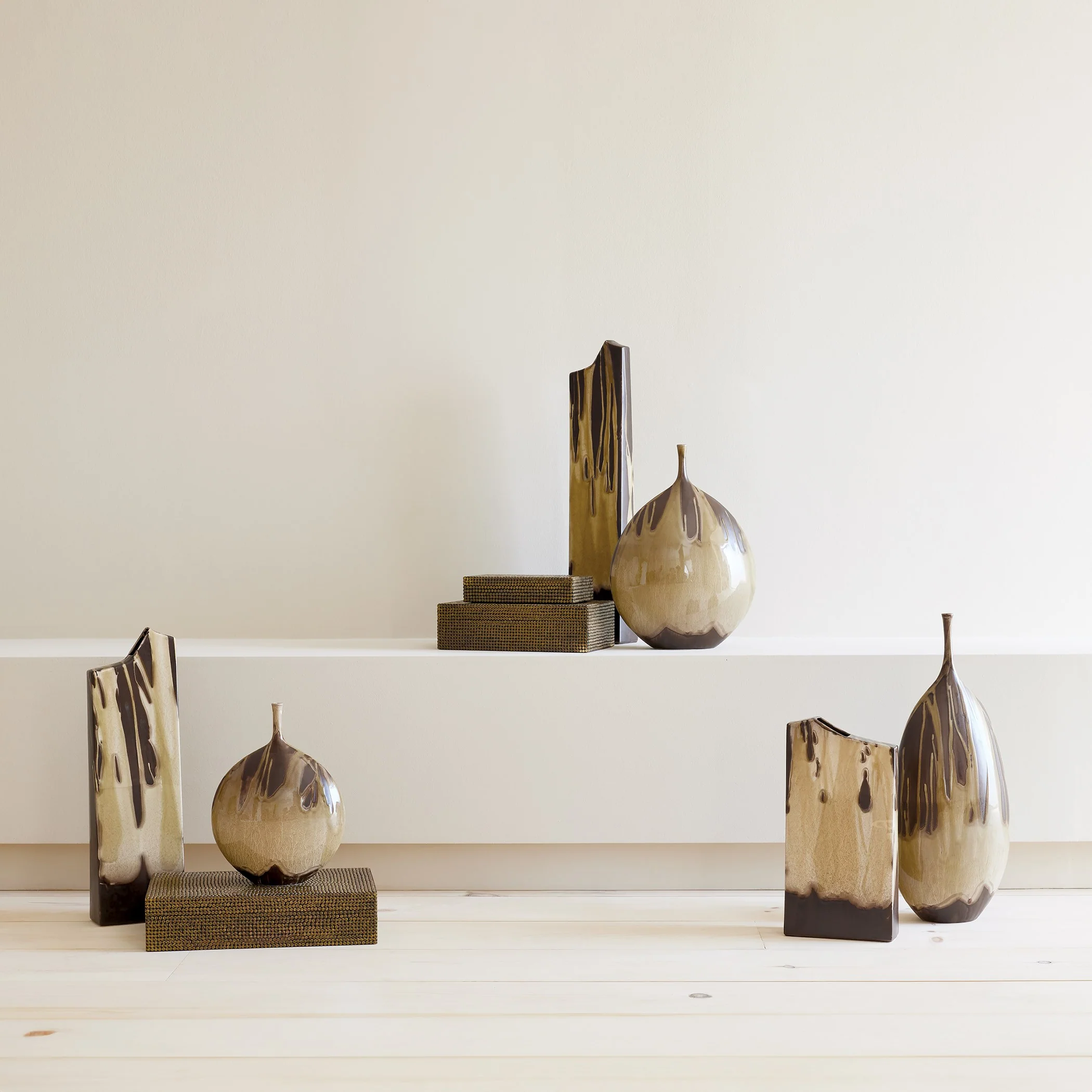 Global Views Column Splash Vase Umber - Image 11