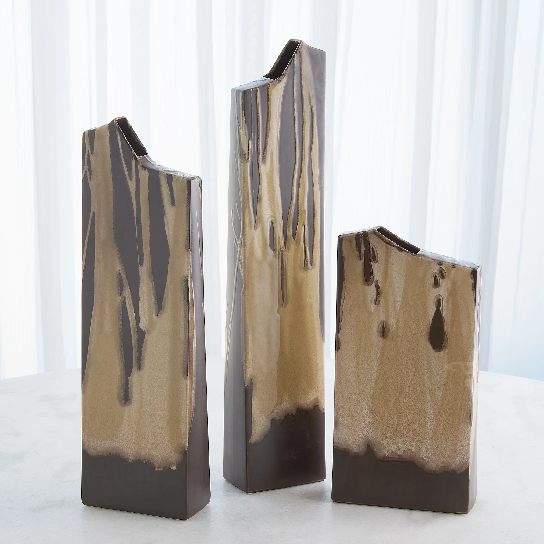 Global Views Column Splash Vase Umber - Image 4