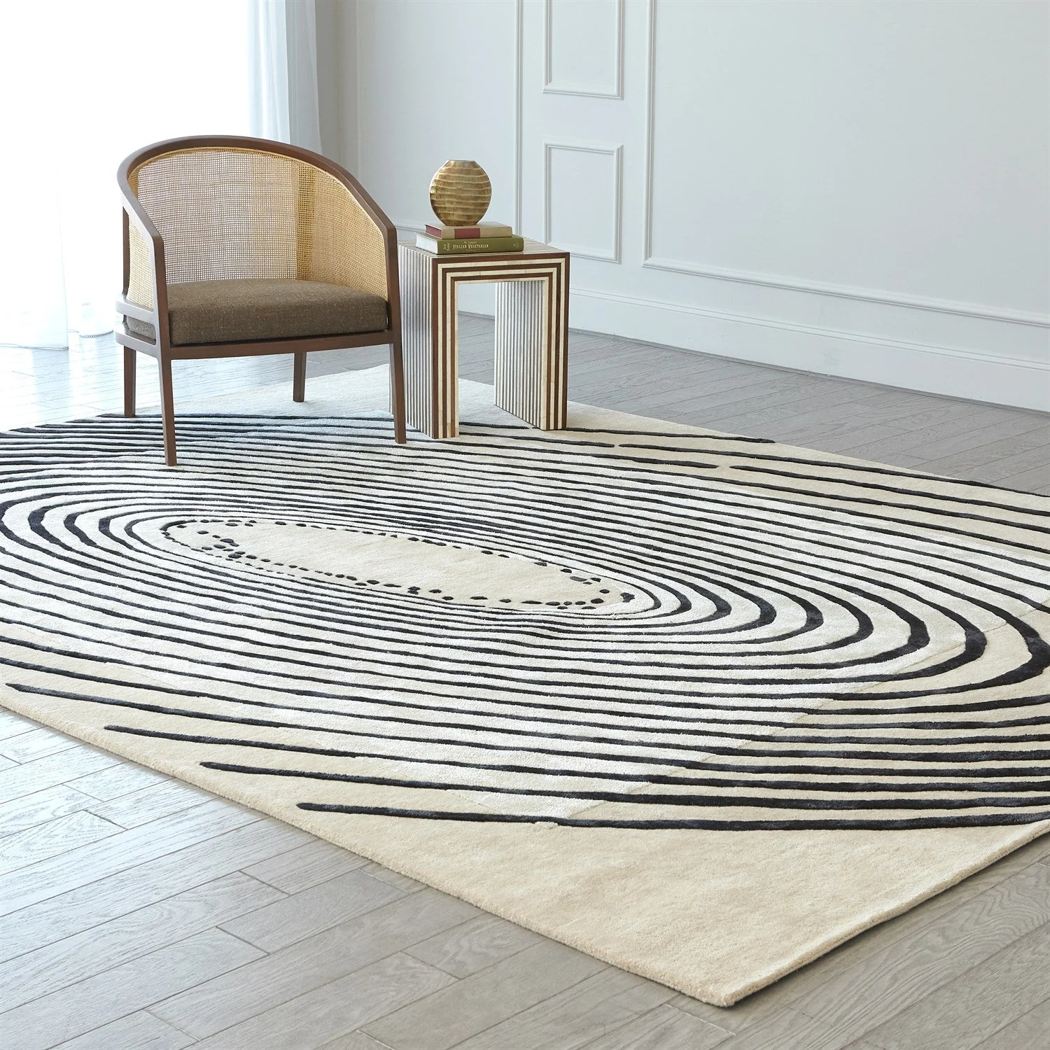 Global Views Concentric Circles Rug Clearance - Image 3