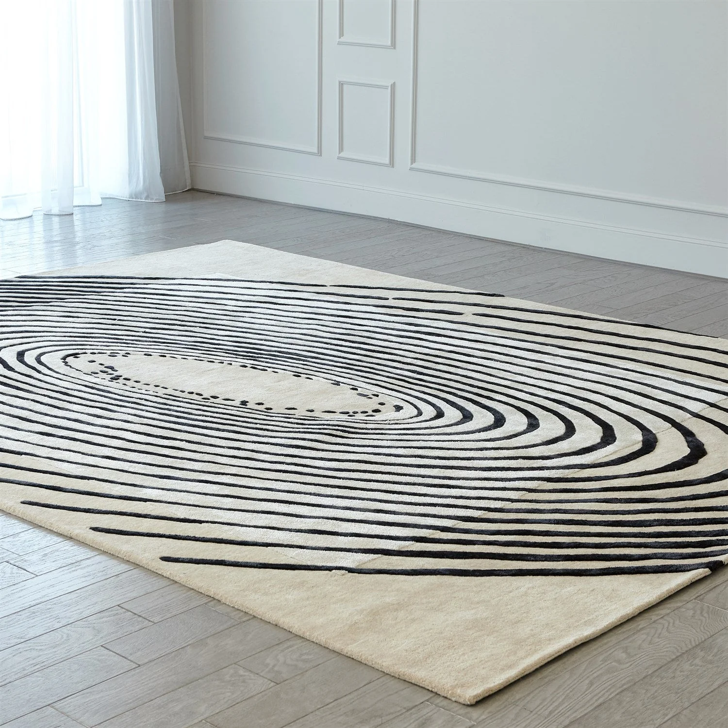 Global Views Concentric Circles Rug Clearance - Image 4