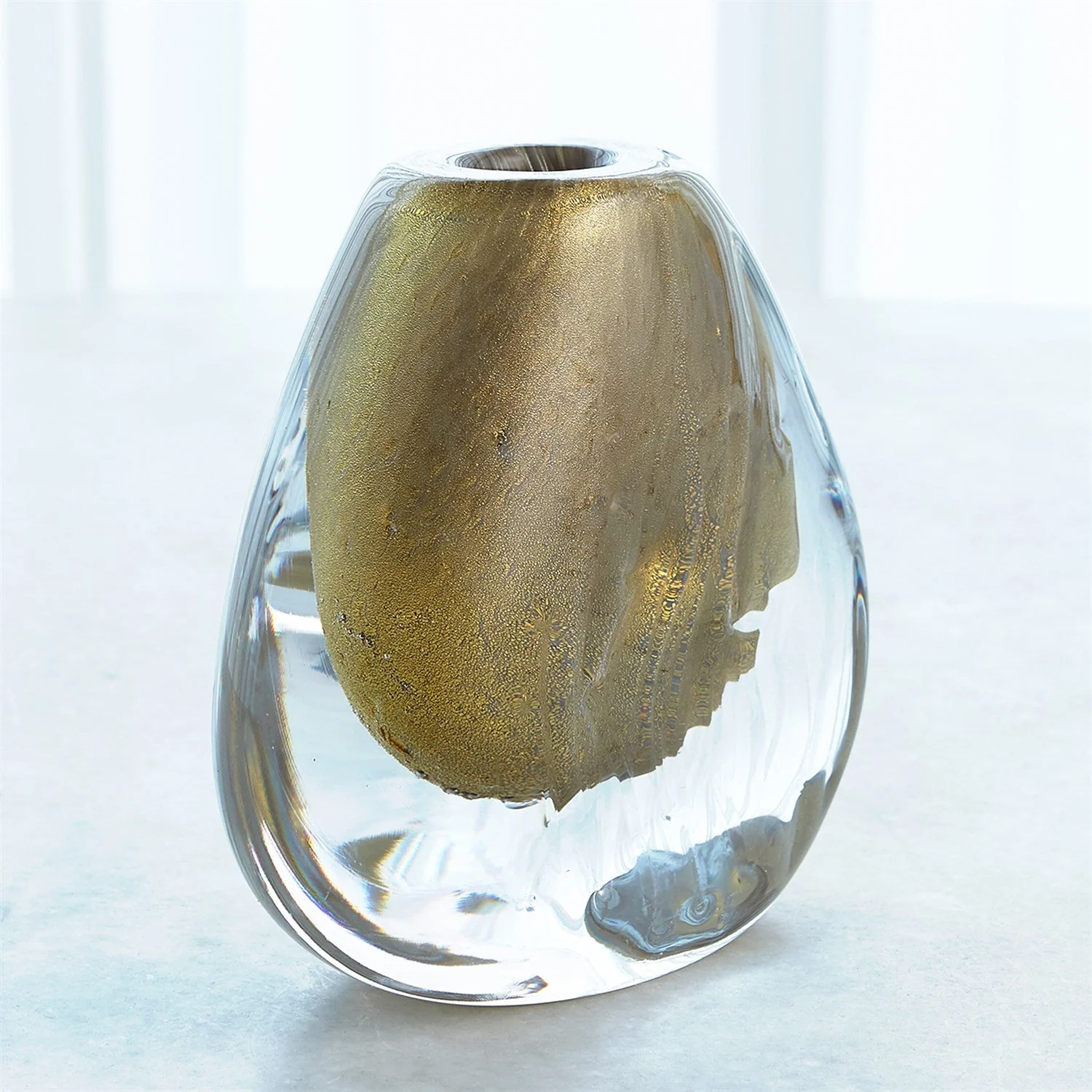 Global Views Conical Vase - Gold - Image 2