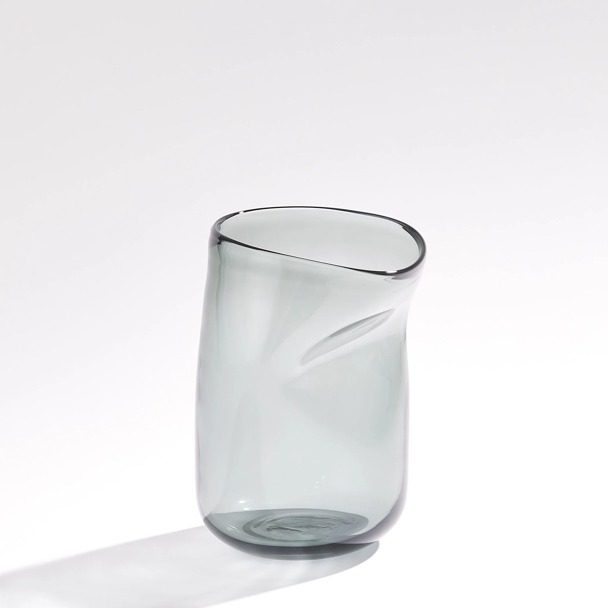 Global Views Contour Vase Grey - Image 2