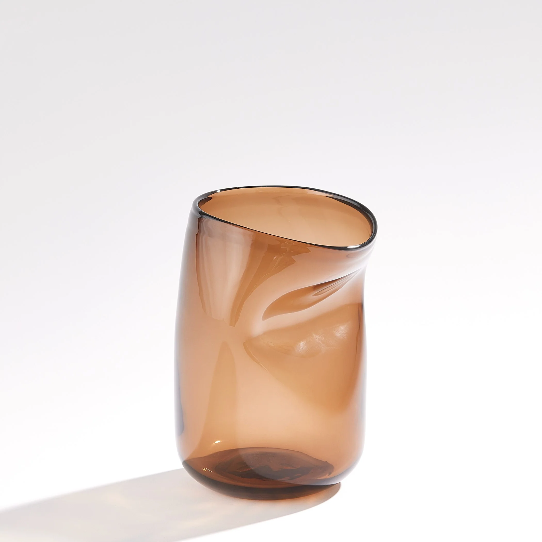 Global Views Contour Vase Tobacco - Image 2