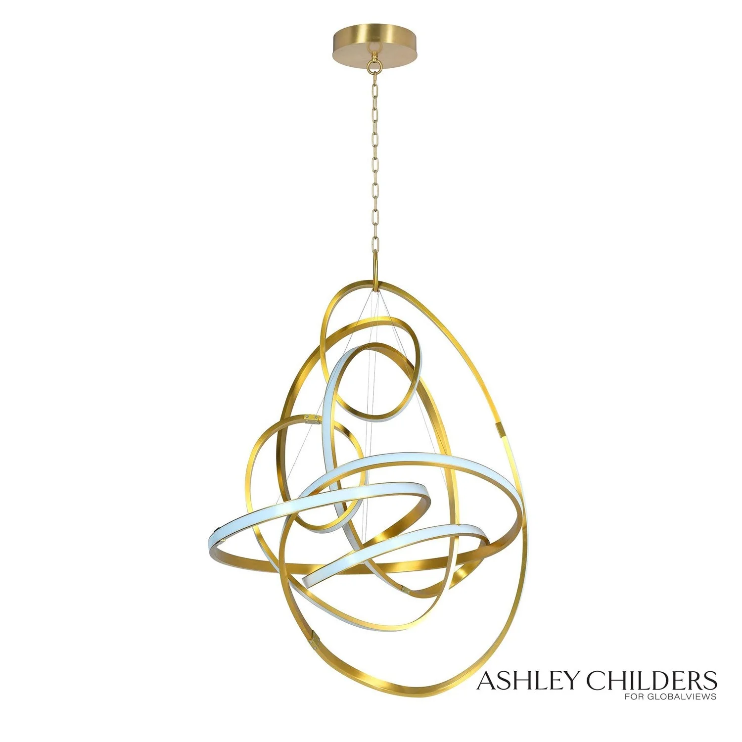 Global Views Convolution Chandelier by Ashley Childers - Image 5