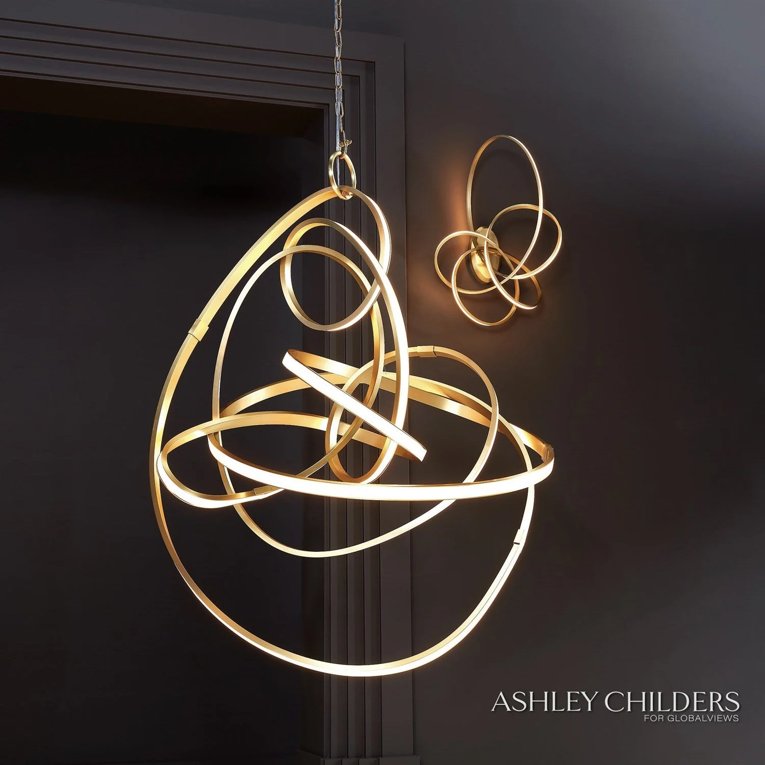 Global Views Convolution Sconce by Ashley Childers Clearance - Image 3