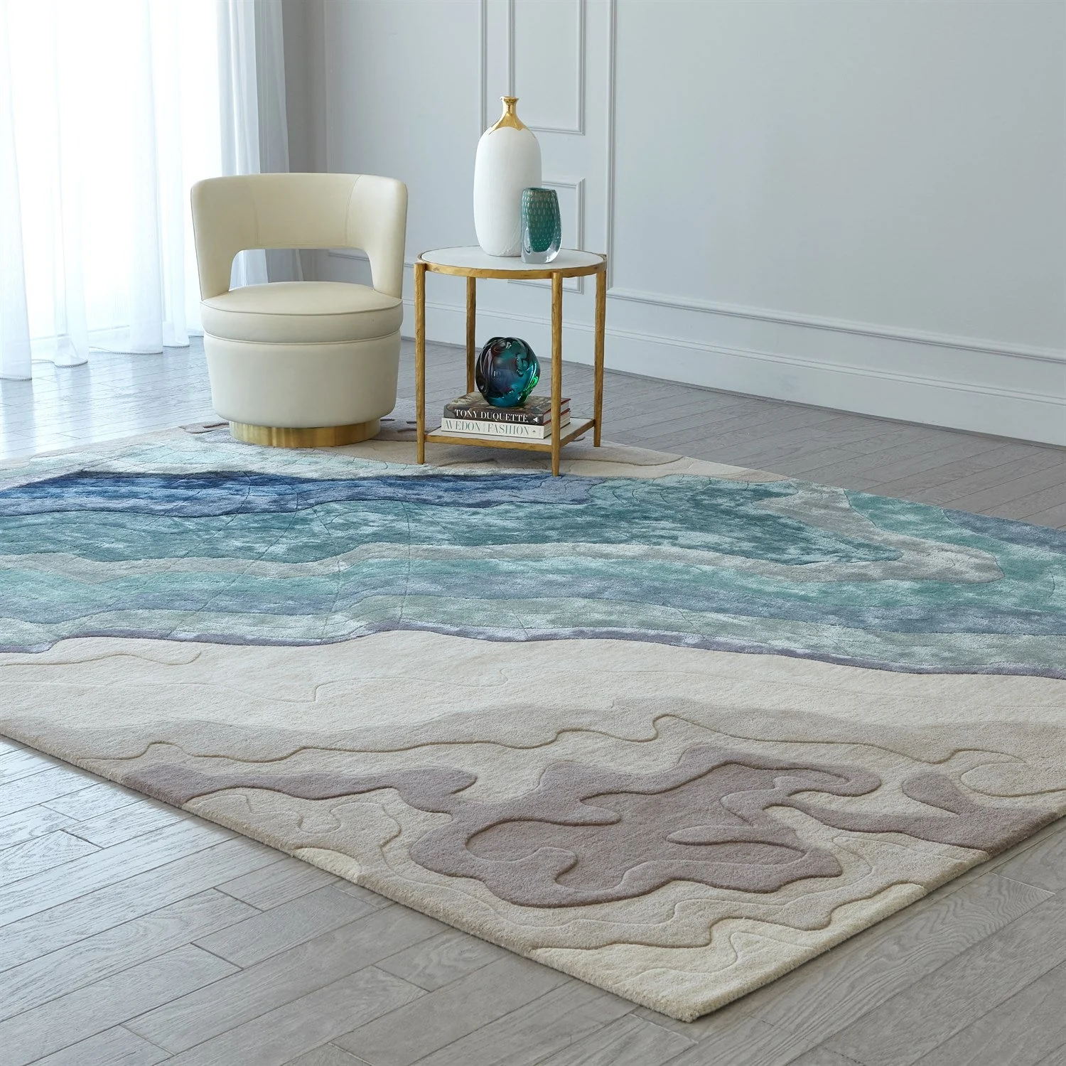Global Views Cool Fractured Rug Clearance - Image 2