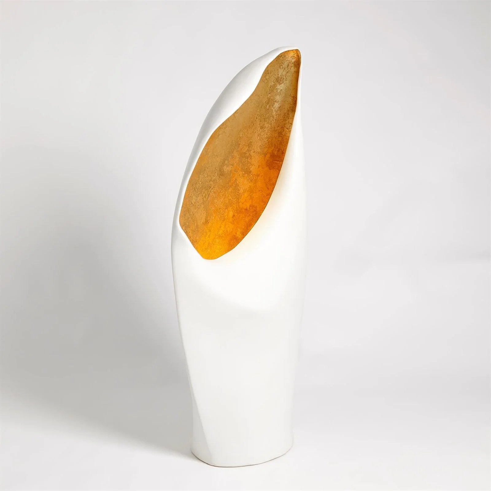Global Views Cowl Lamp White Large - Image 6