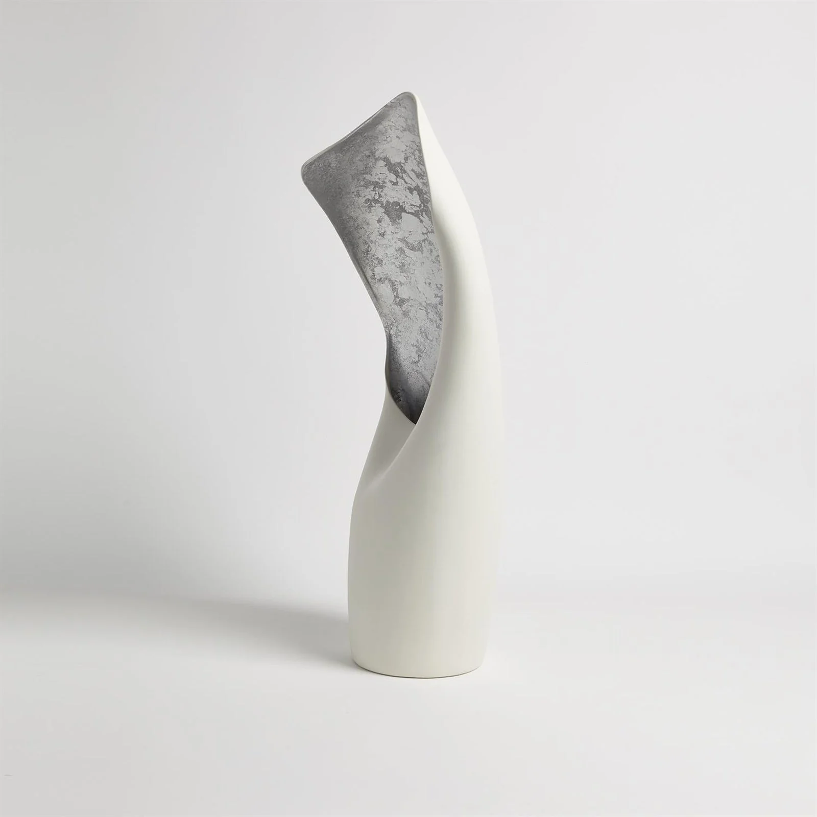 Global Views Cowl Lamp White Small - Image 7