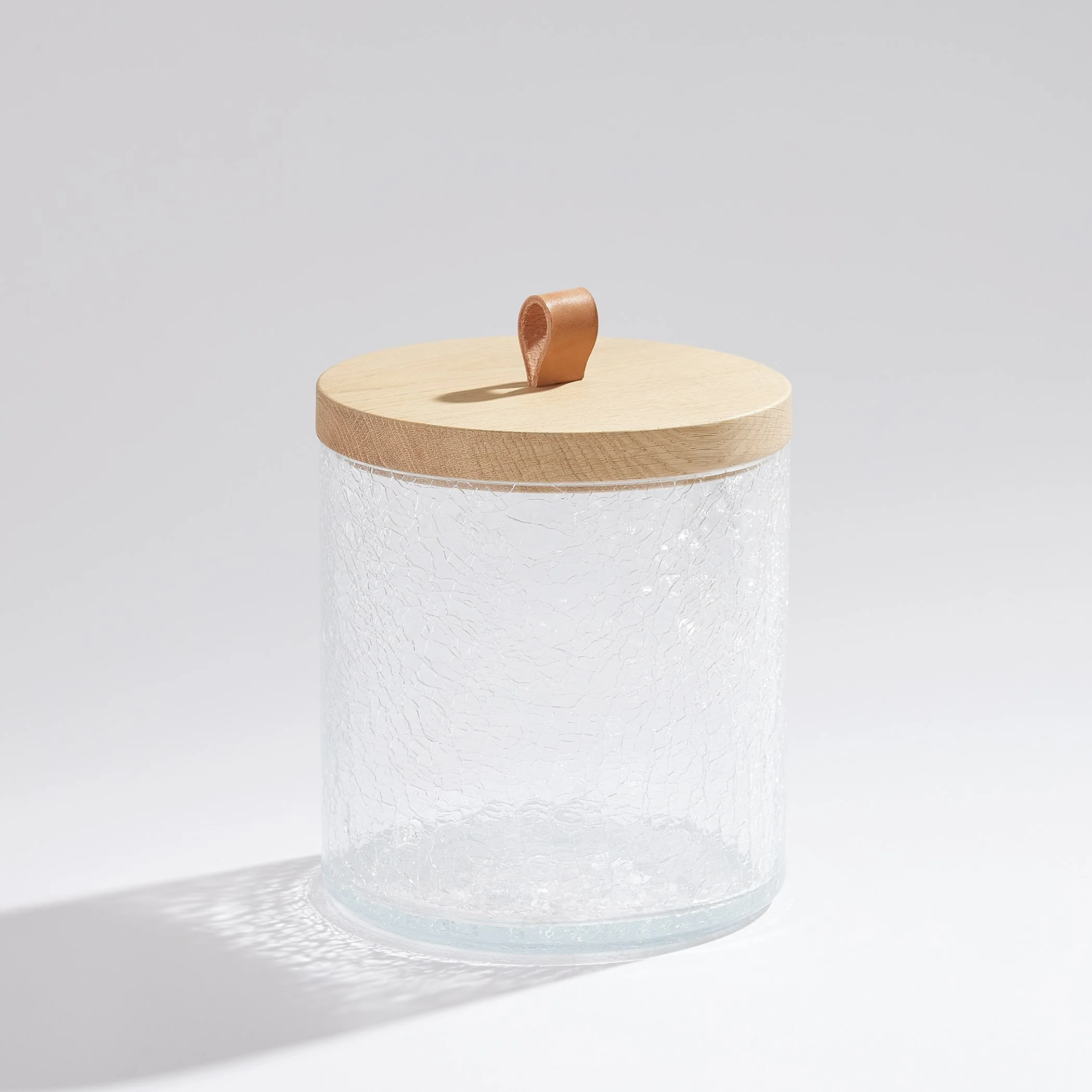 Global Views Crackle Glass Canister with Lid - Image 2