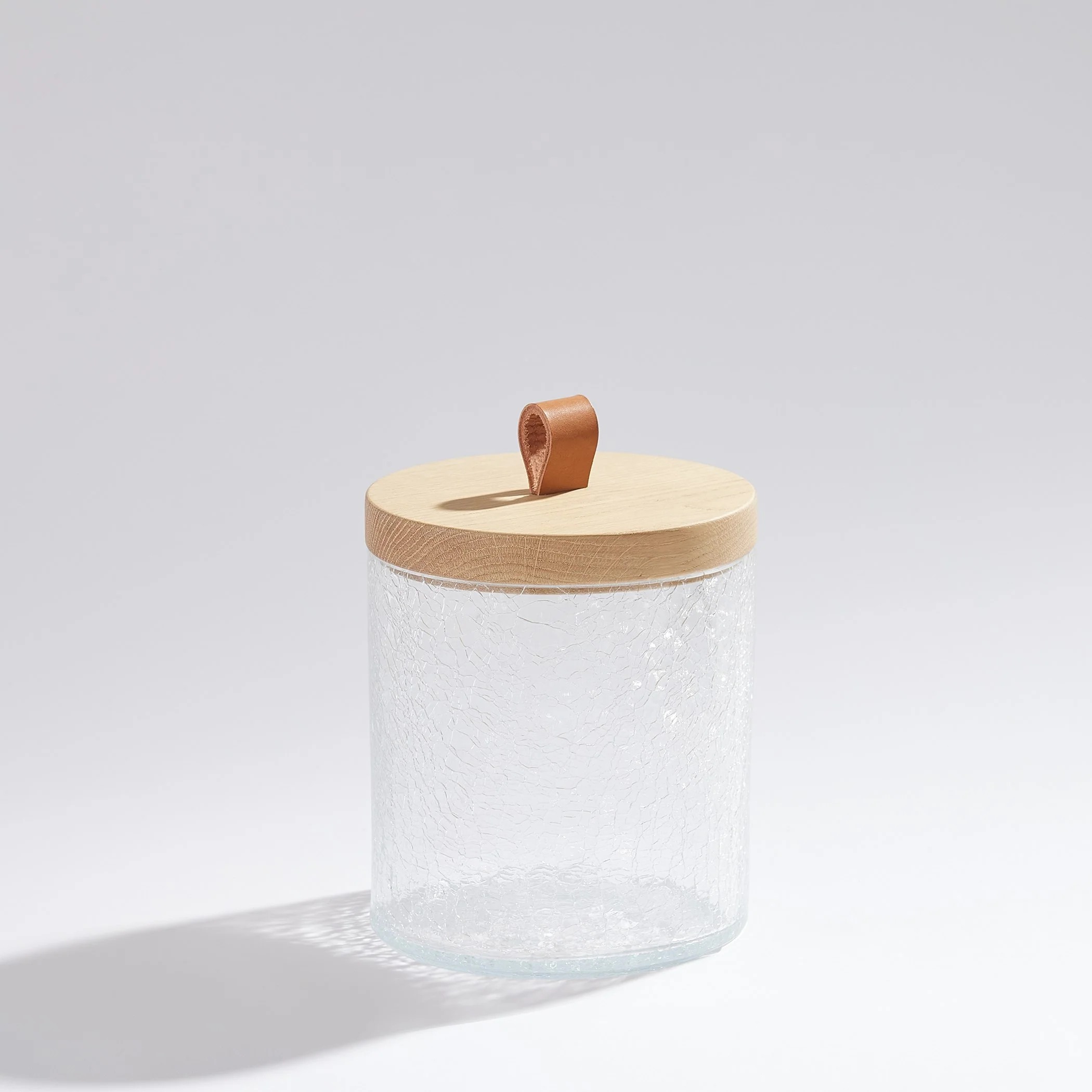 Global Views Crackle Glass Canister with Lid - Image 3