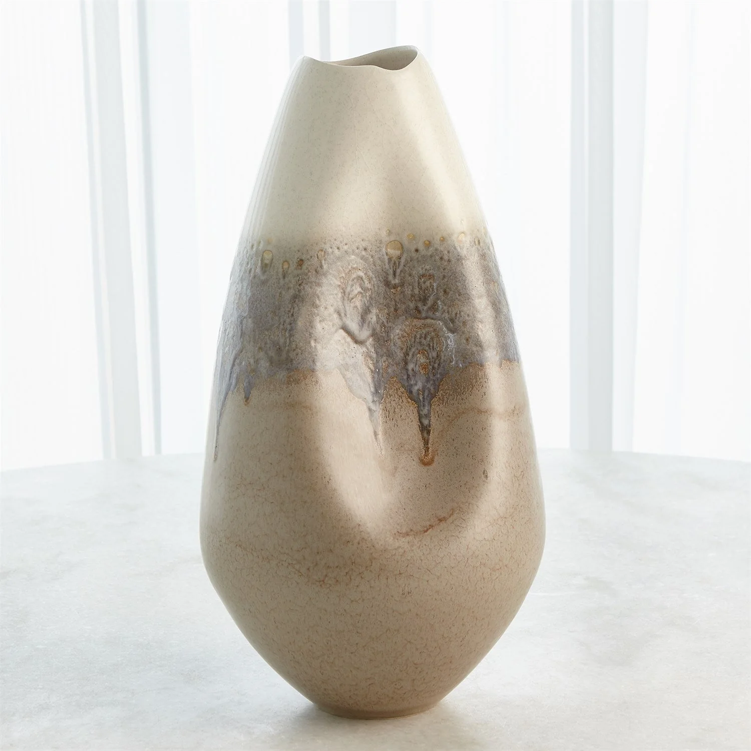 Global Views Cream Rises Dented Collection - Image 8