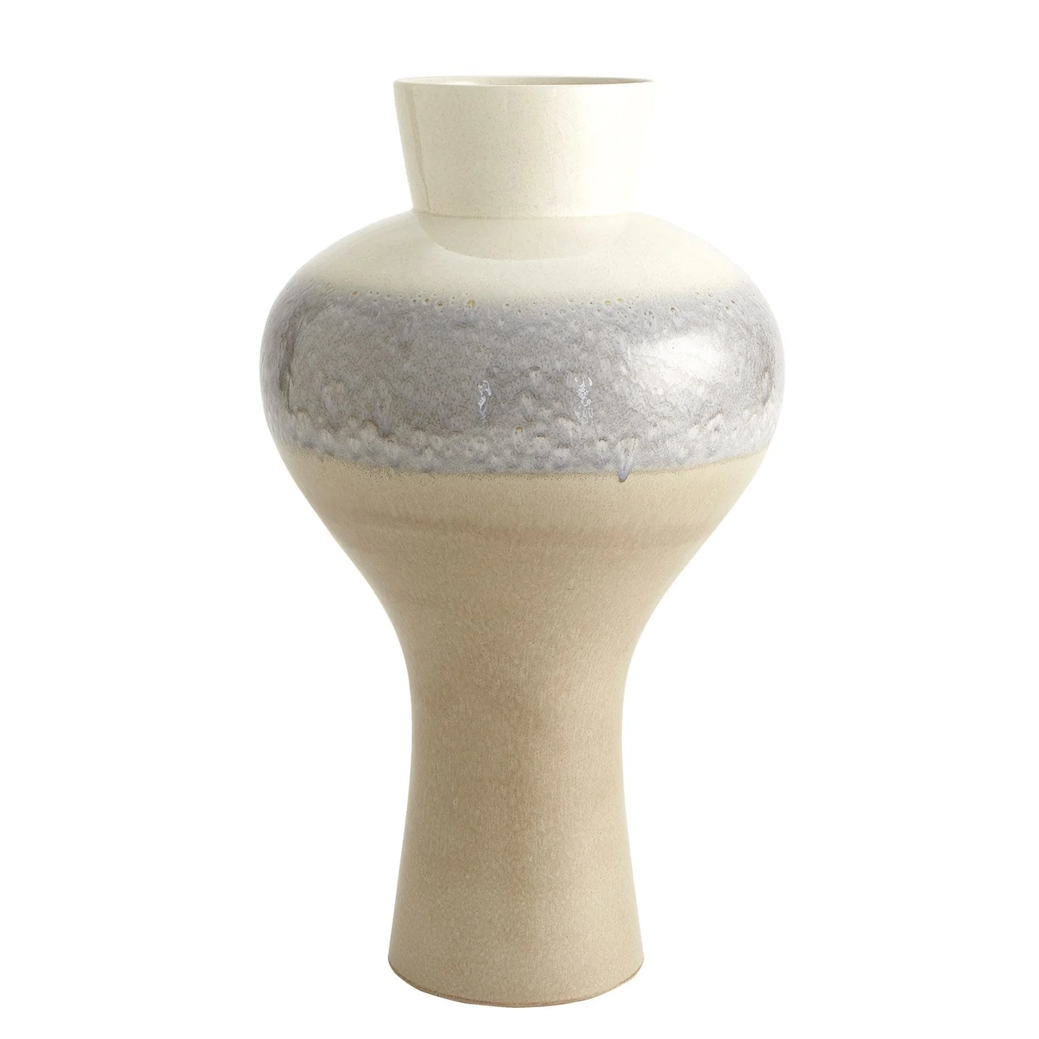 Global Views Cream Rises Swell Vase - Image 3