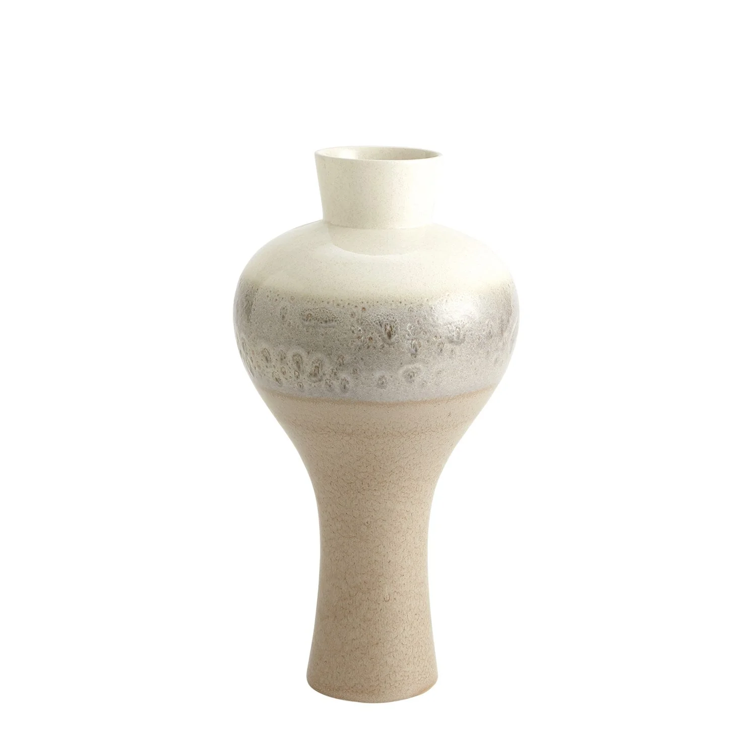 Global Views Cream Rises Swell Vase - Image 5