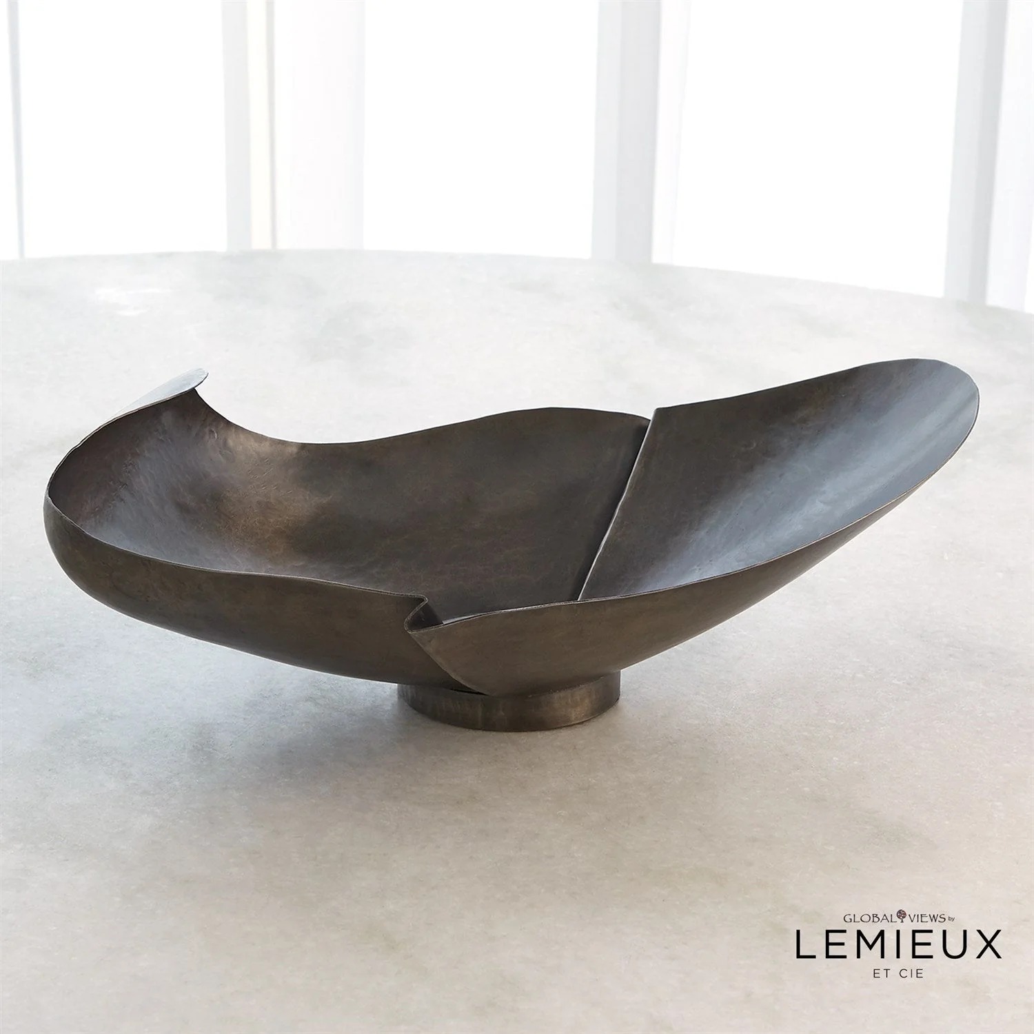 Global Views Creased Rolled Bowl - Image 3