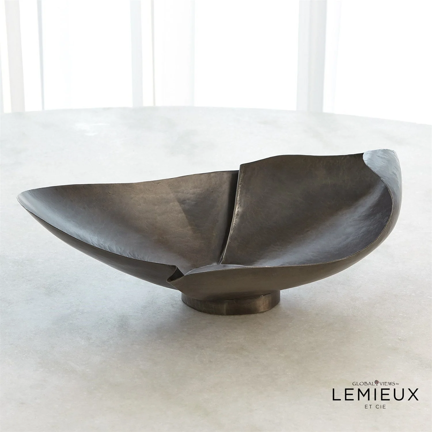 Global Views Creased Rolled Bowl - Image 4