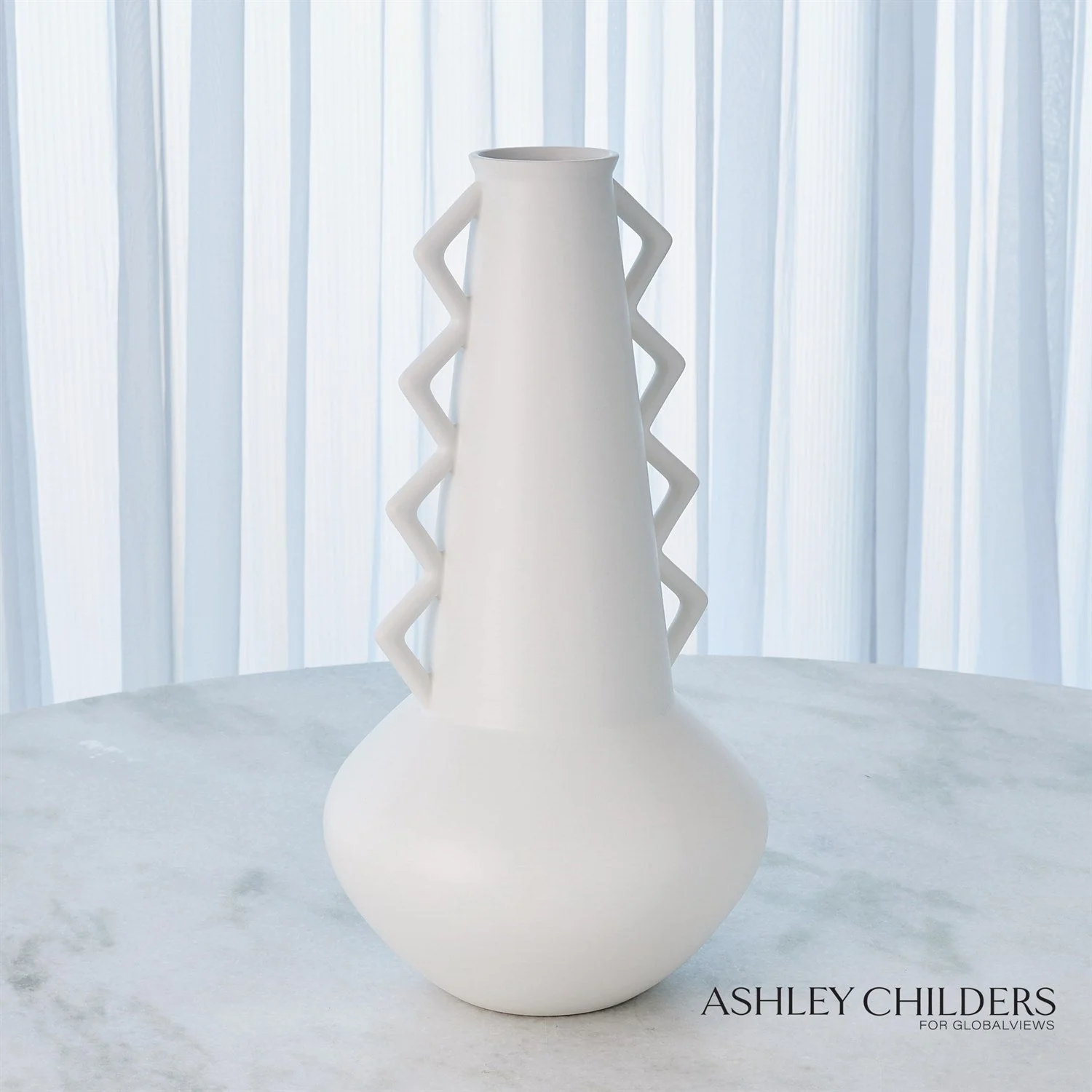 Global Views Crete Vase Slim by Ashley Childers - Image 2