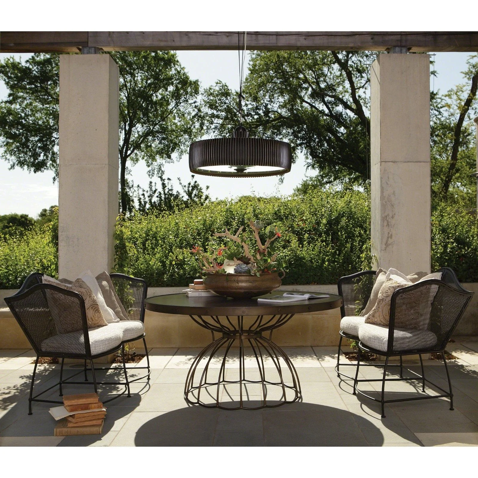 Global Views Crimp Chandelier - Image 3