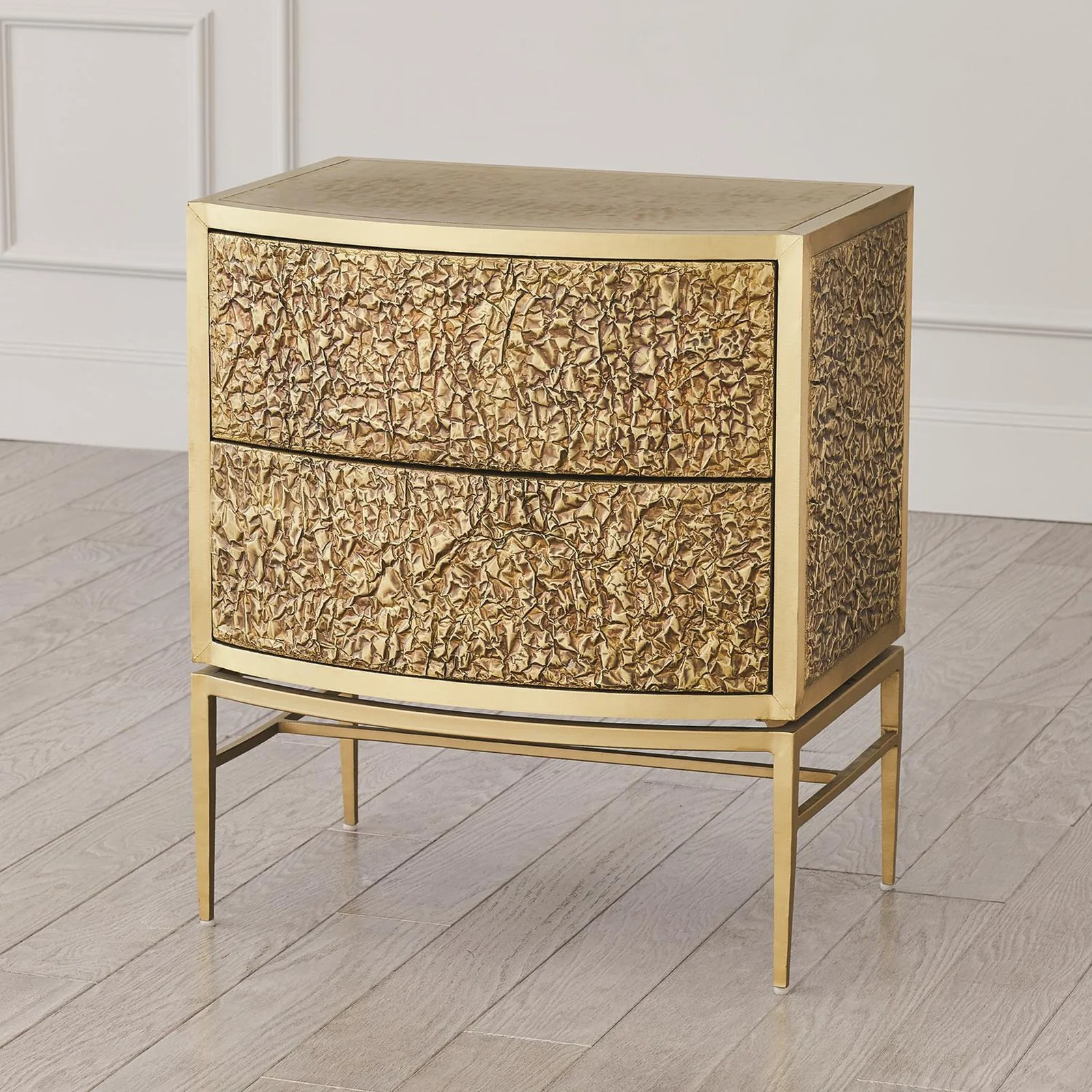 Global Views Crinkle Bedside Chest - Image 10