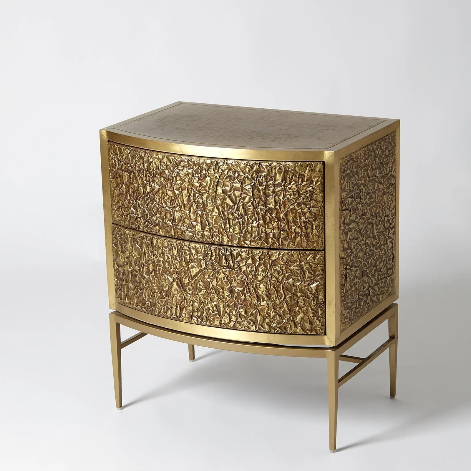 Global Views Crinkle Bedside Chest - Image 12