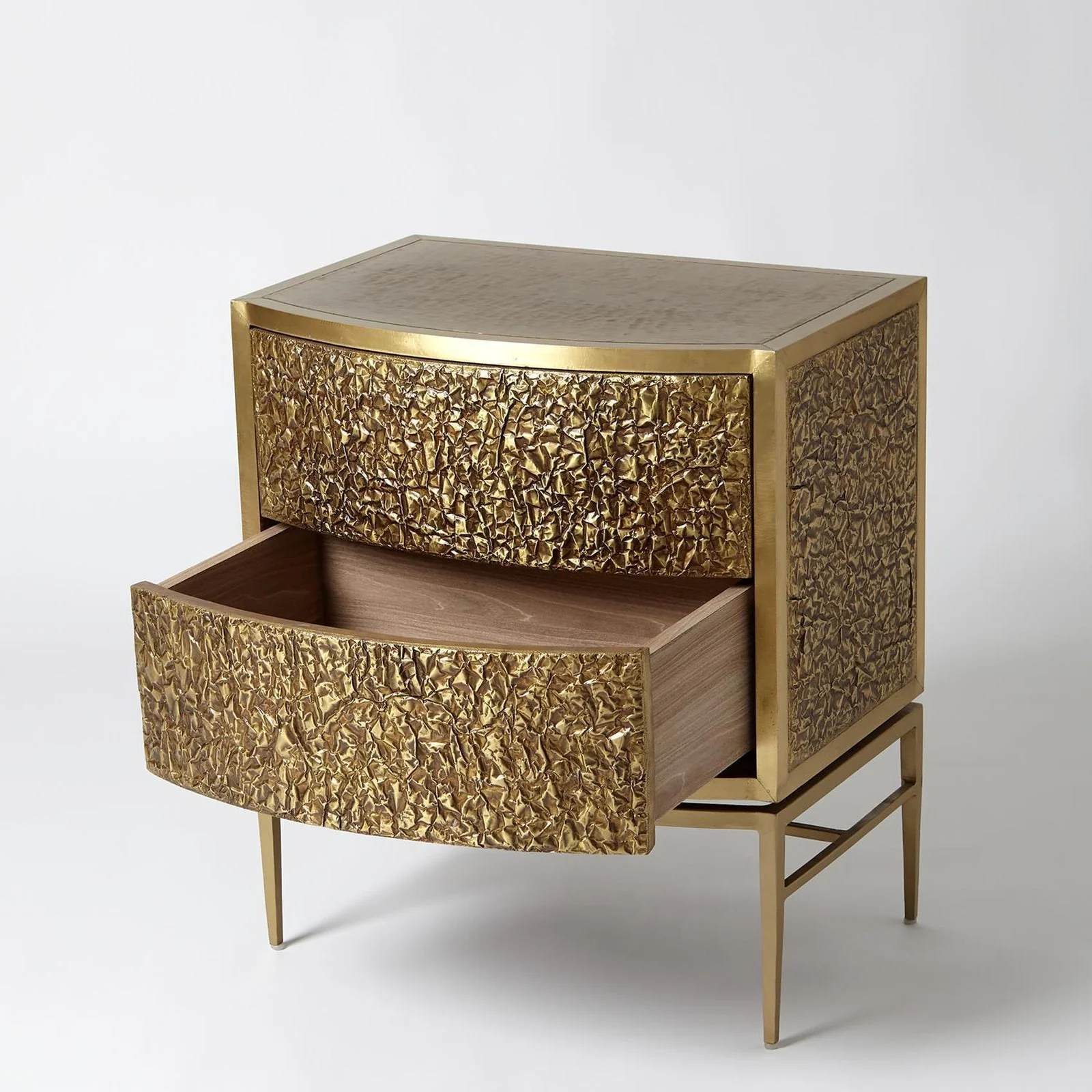 Global Views Crinkle Bedside Chest - Image 13