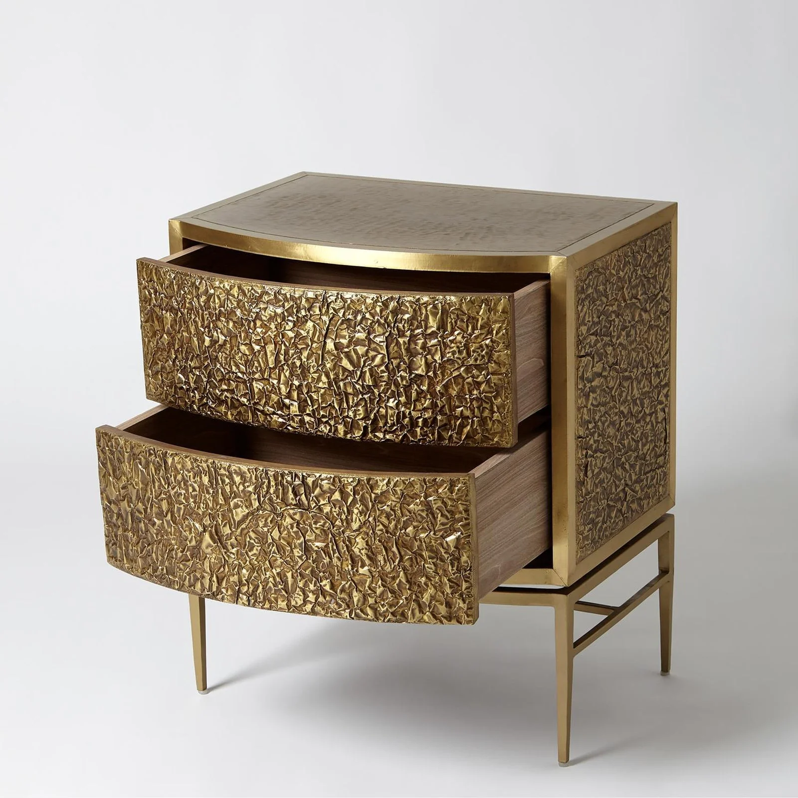 Global Views Crinkle Bedside Chest - Image 16