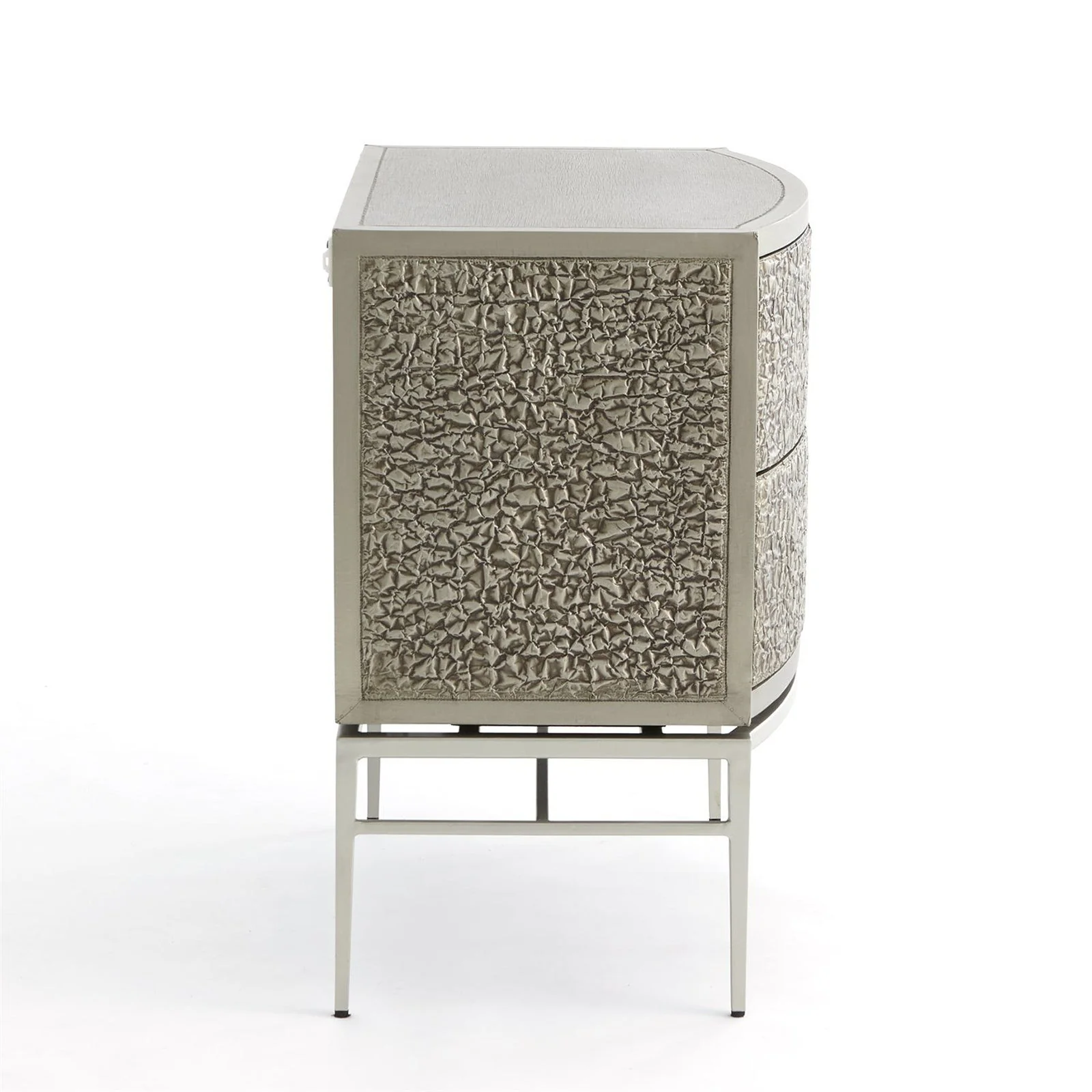 Global Views Crinkle Bedside Chest - Image 2
