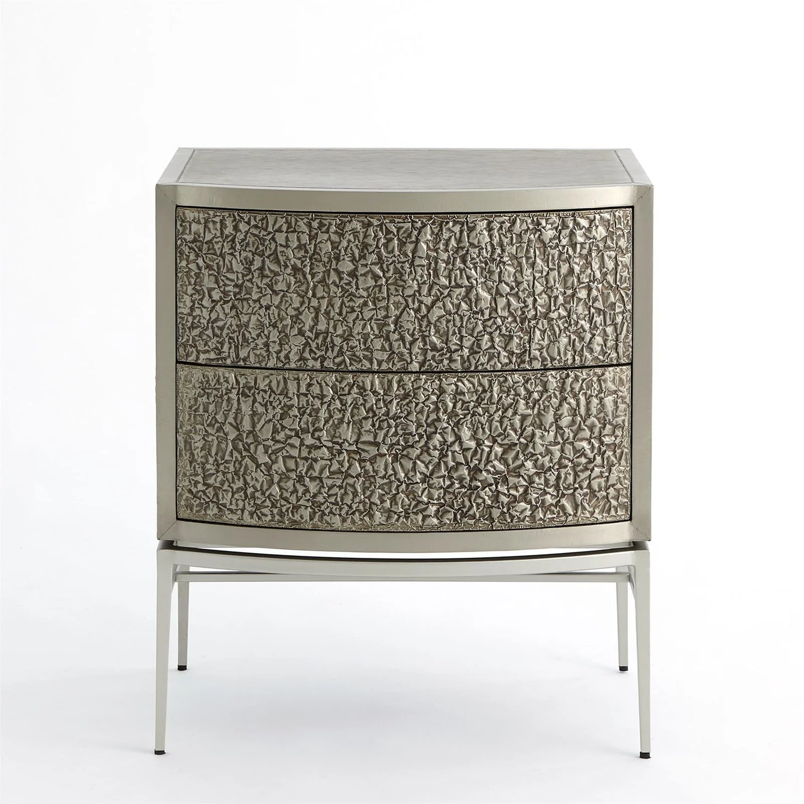 Global Views Crinkle Bedside Chest - Image 4