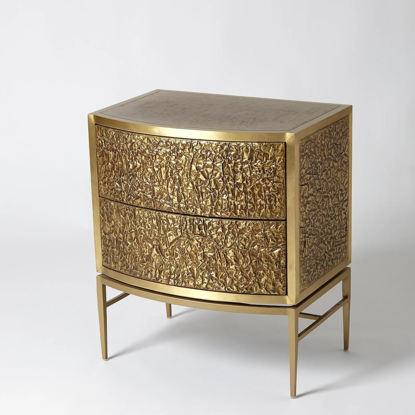 Global Views Crinkle Bedside Chest - Image 8