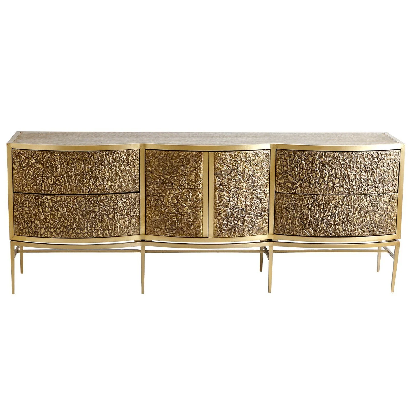 Global Views Crinkle Long Cabinet - Image 10