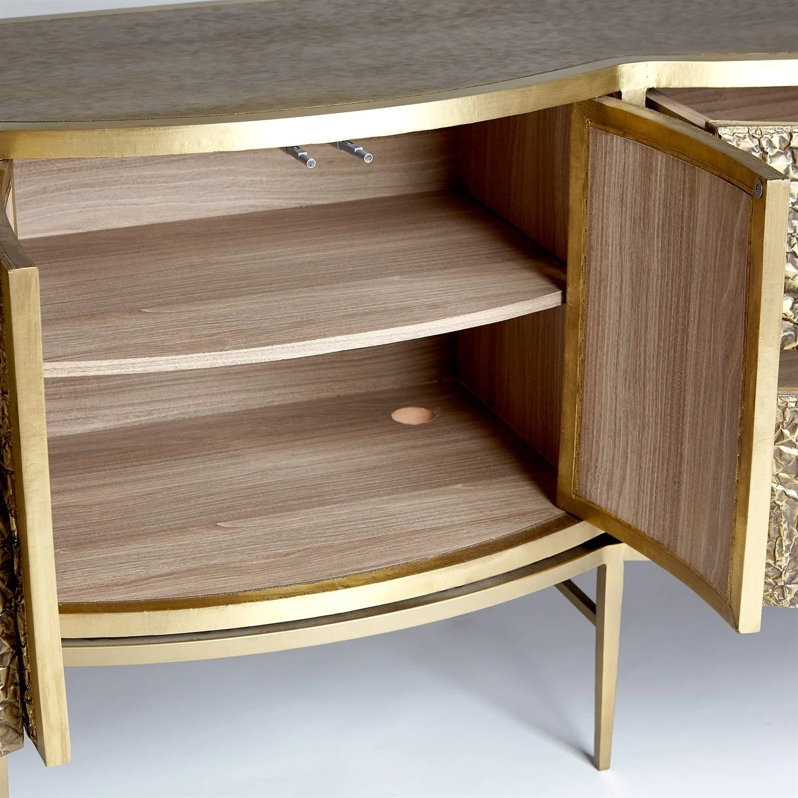 Global Views Crinkle Long Cabinet - Image 5