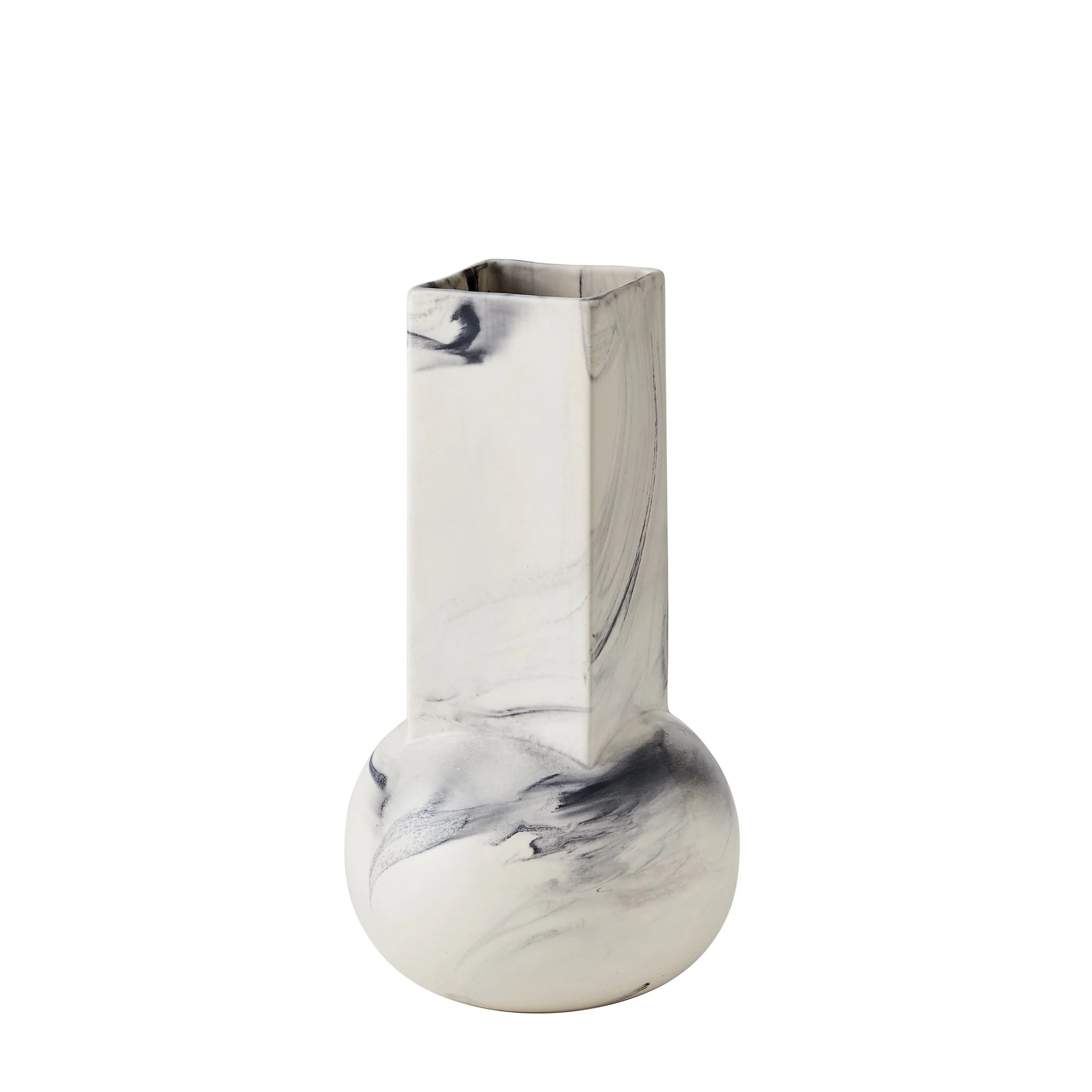Global Views Crocus Vase Blue Marble - Image 5