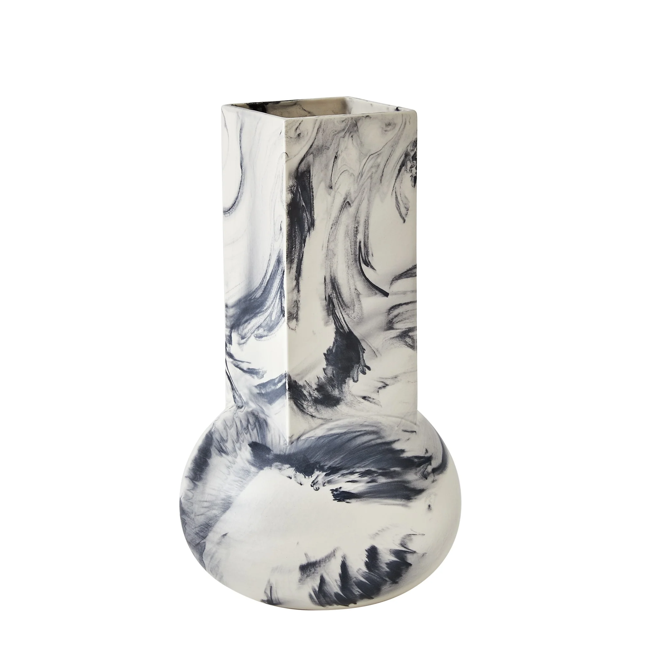 Global Views Crocus Vase Blue Marble - Image 8