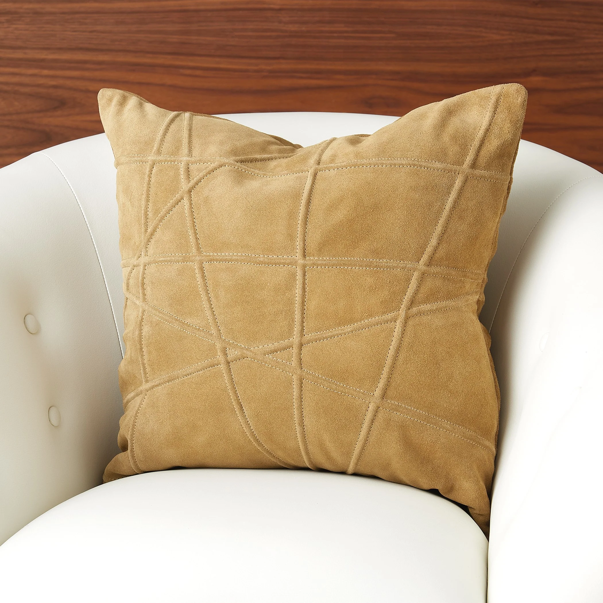 Global Views Crossroads Suede Pillow - Image 2