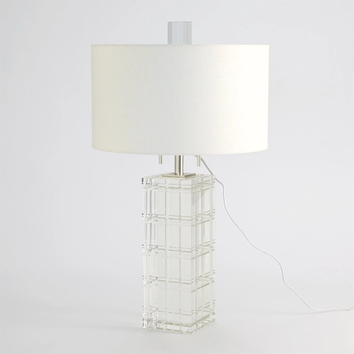 Global Views Crystal Plaid Lamp Clearance - Image 4
