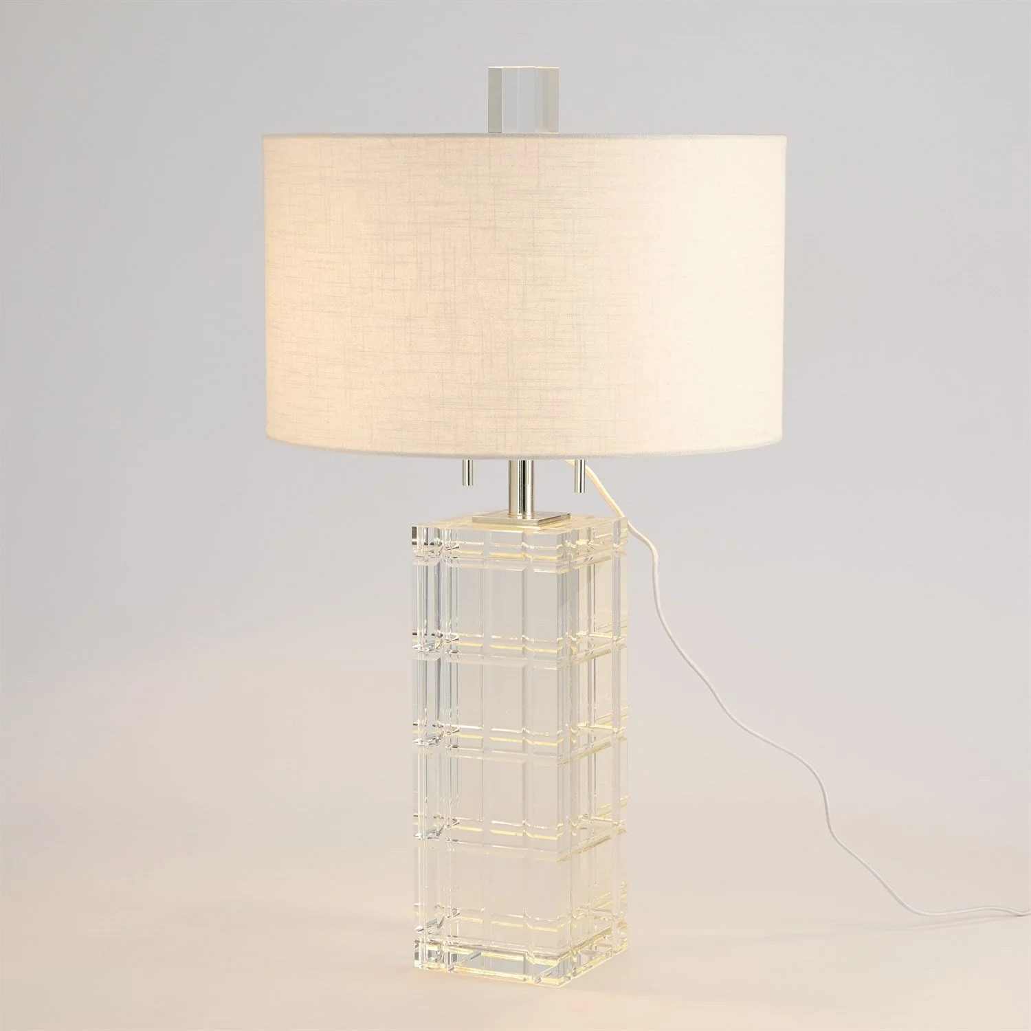 Global Views Crystal Plaid Lamp Clearance - Image 6