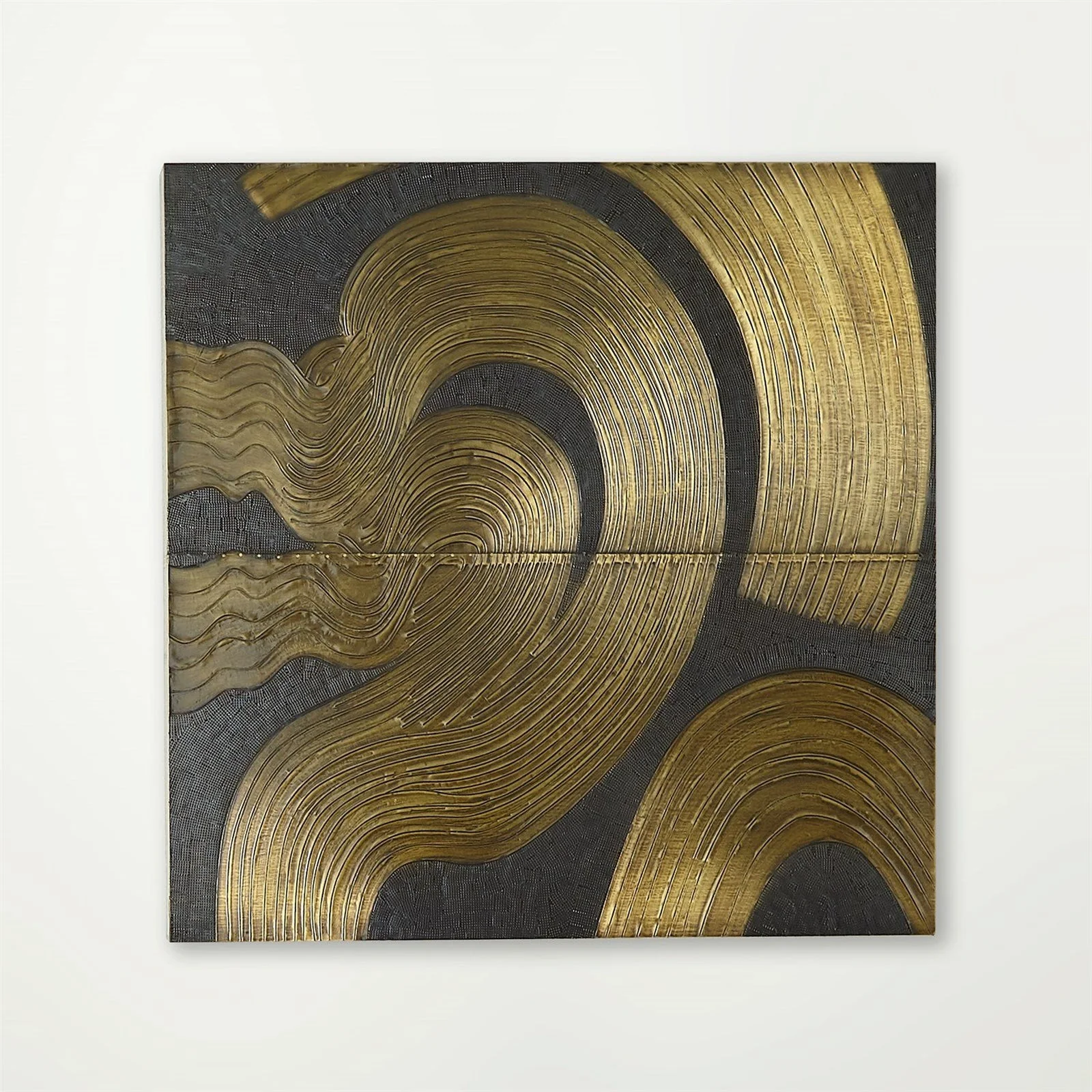 Global Views Currents Wall Panel-Brass/Bronze - Image 2