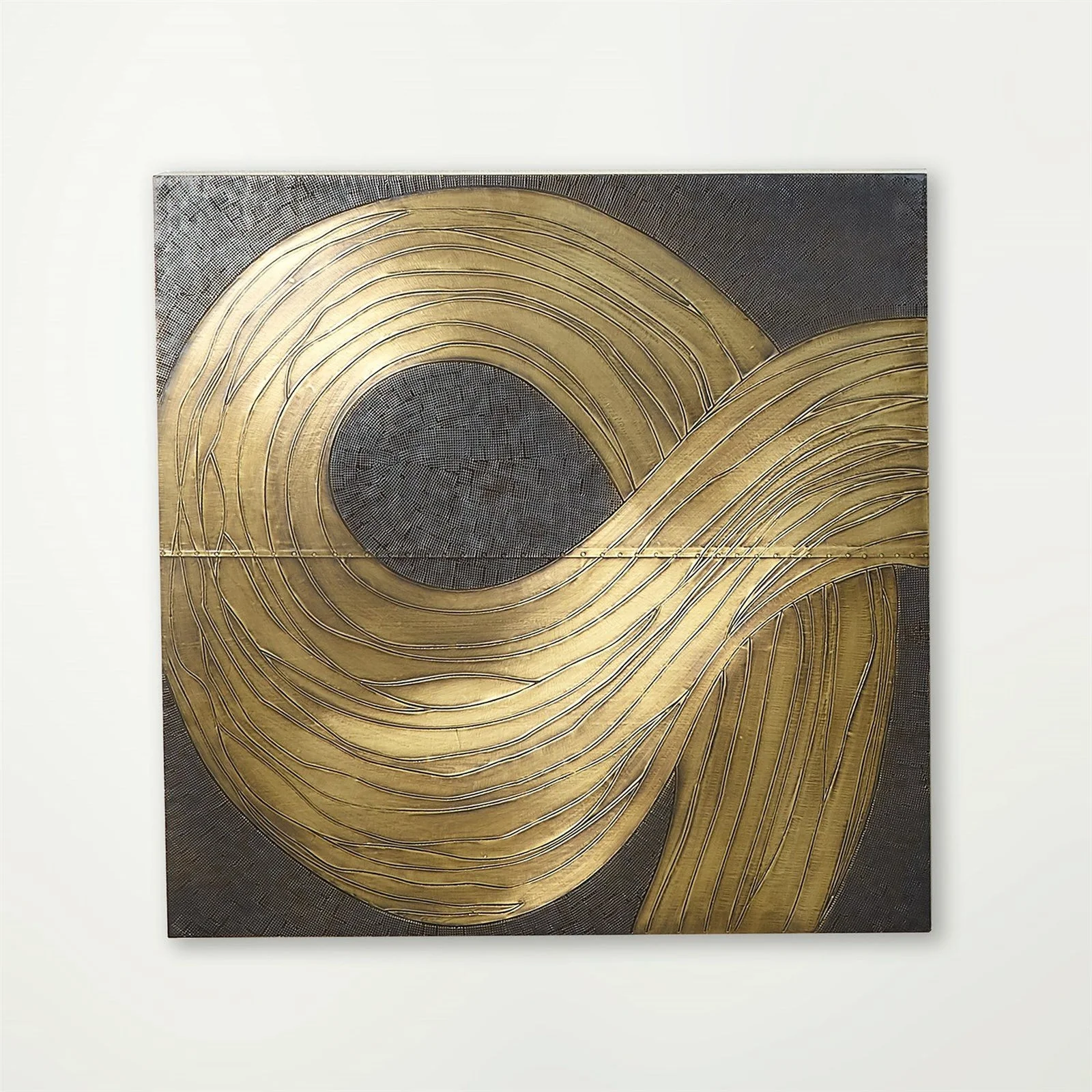 Global Views Currents Wall Panel-Brass/Bronze - Image 3