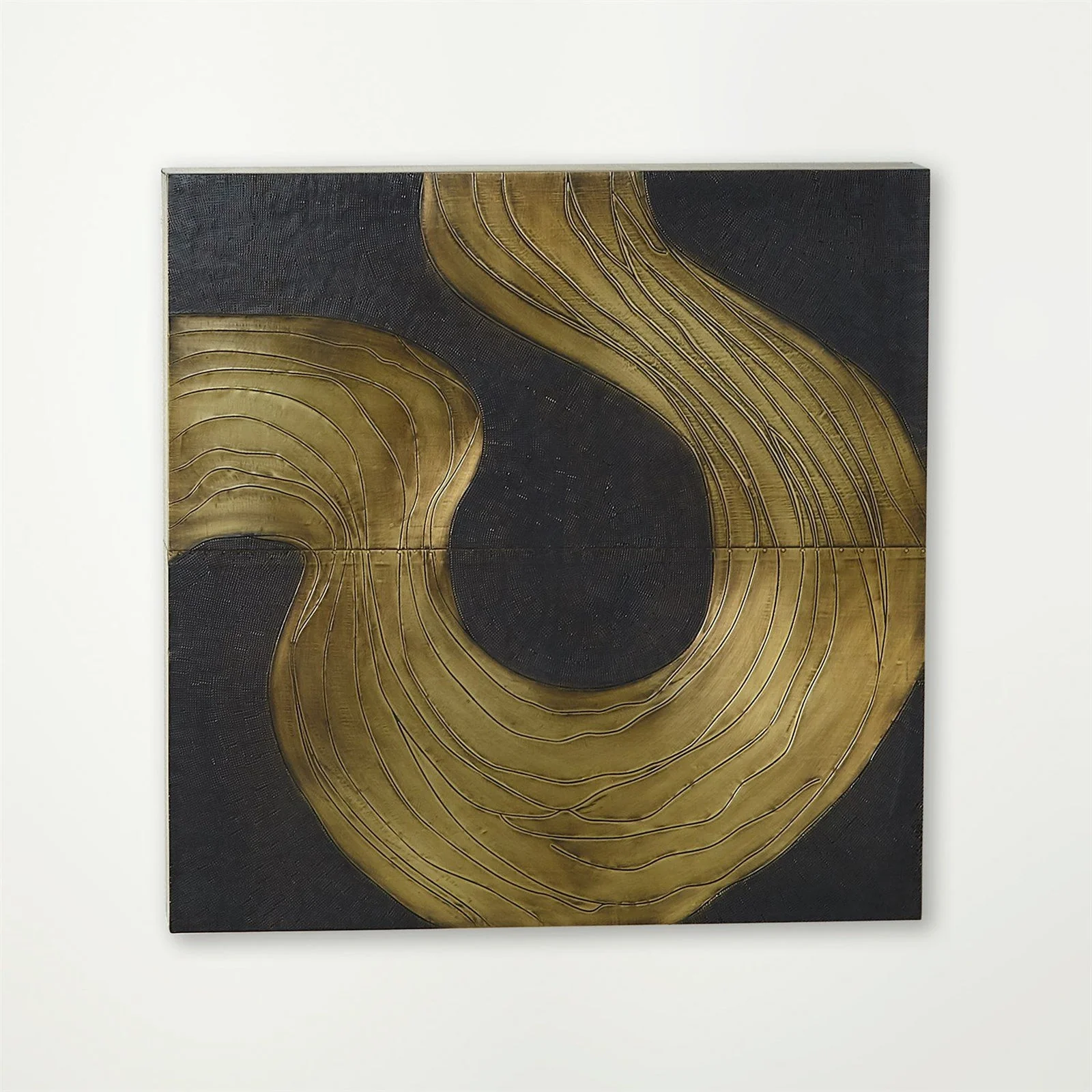 Global Views Currents Wall Panel-Brass/Bronze - Image 4