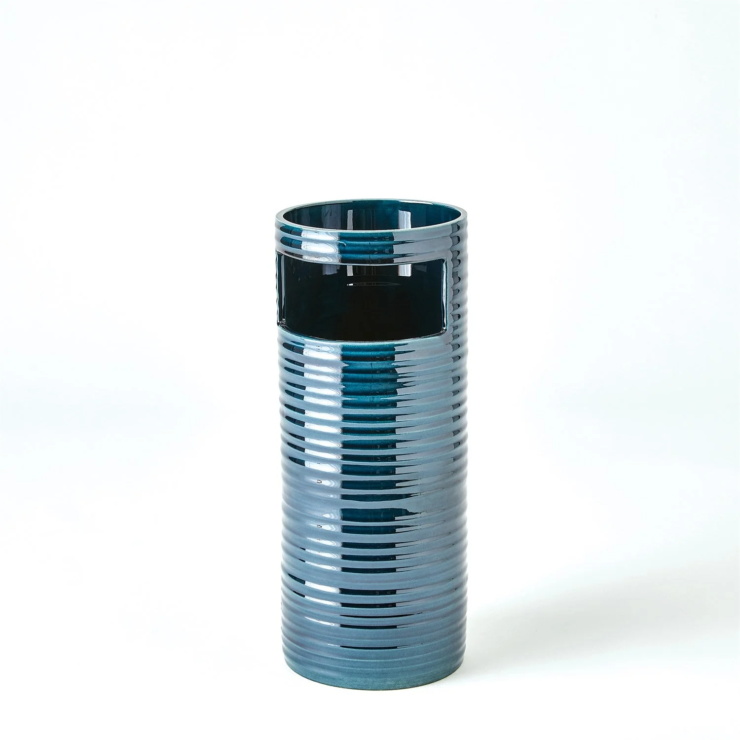 Global Views Dark Blue Cut Out Vase Clearance - Image 6