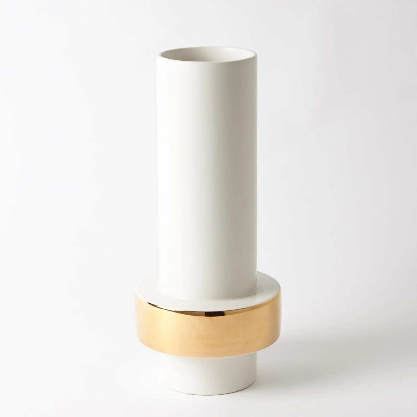 Global Views Cylindrical Ring Vase - Image 2