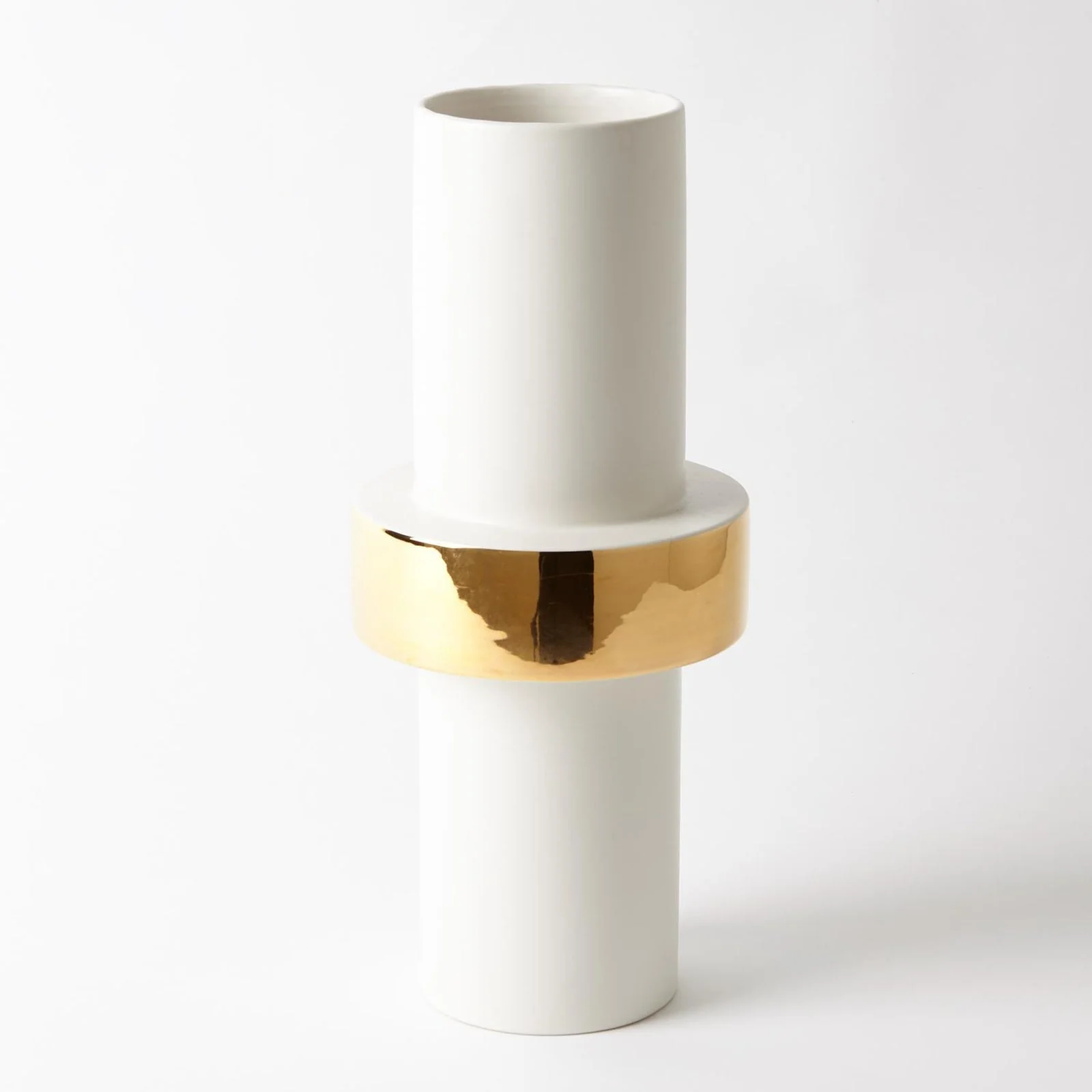 Global Views Cylindrical Ring Vase - Image 3
