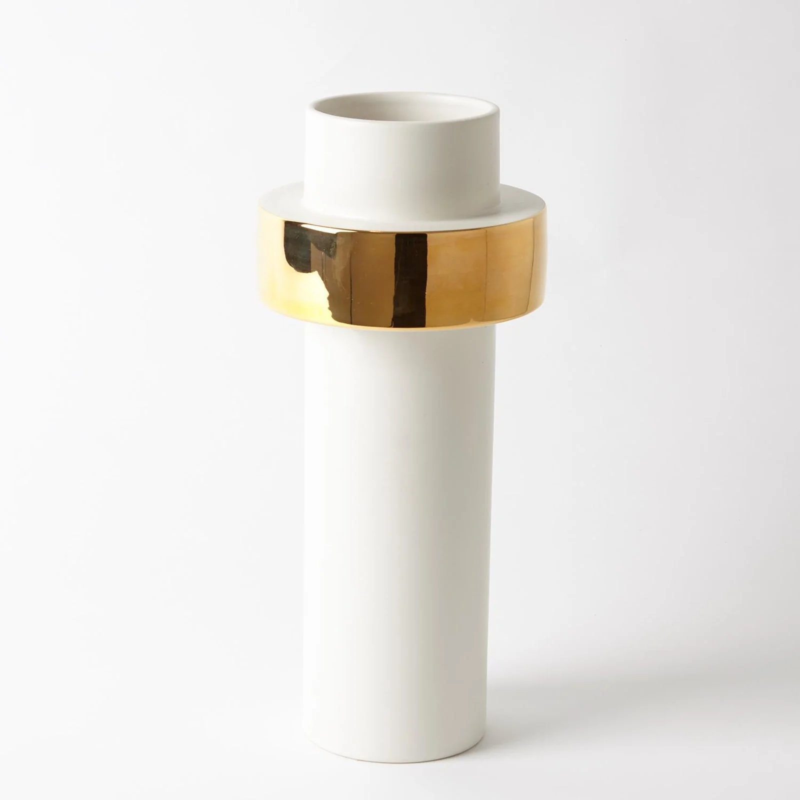 Global Views Cylindrical Ring Vase - Image 4