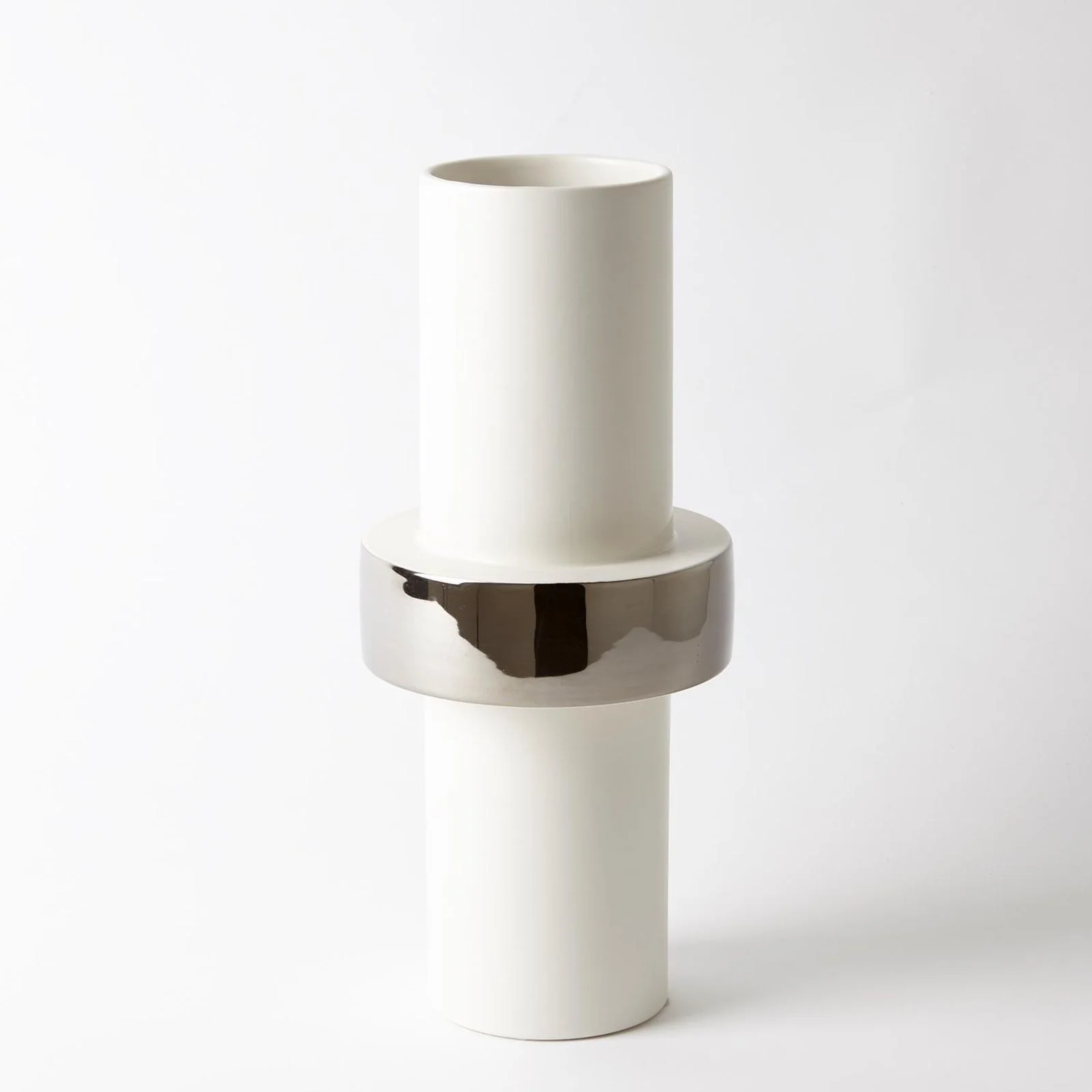 Global Views Cylindrical Ring Vase - Image 7