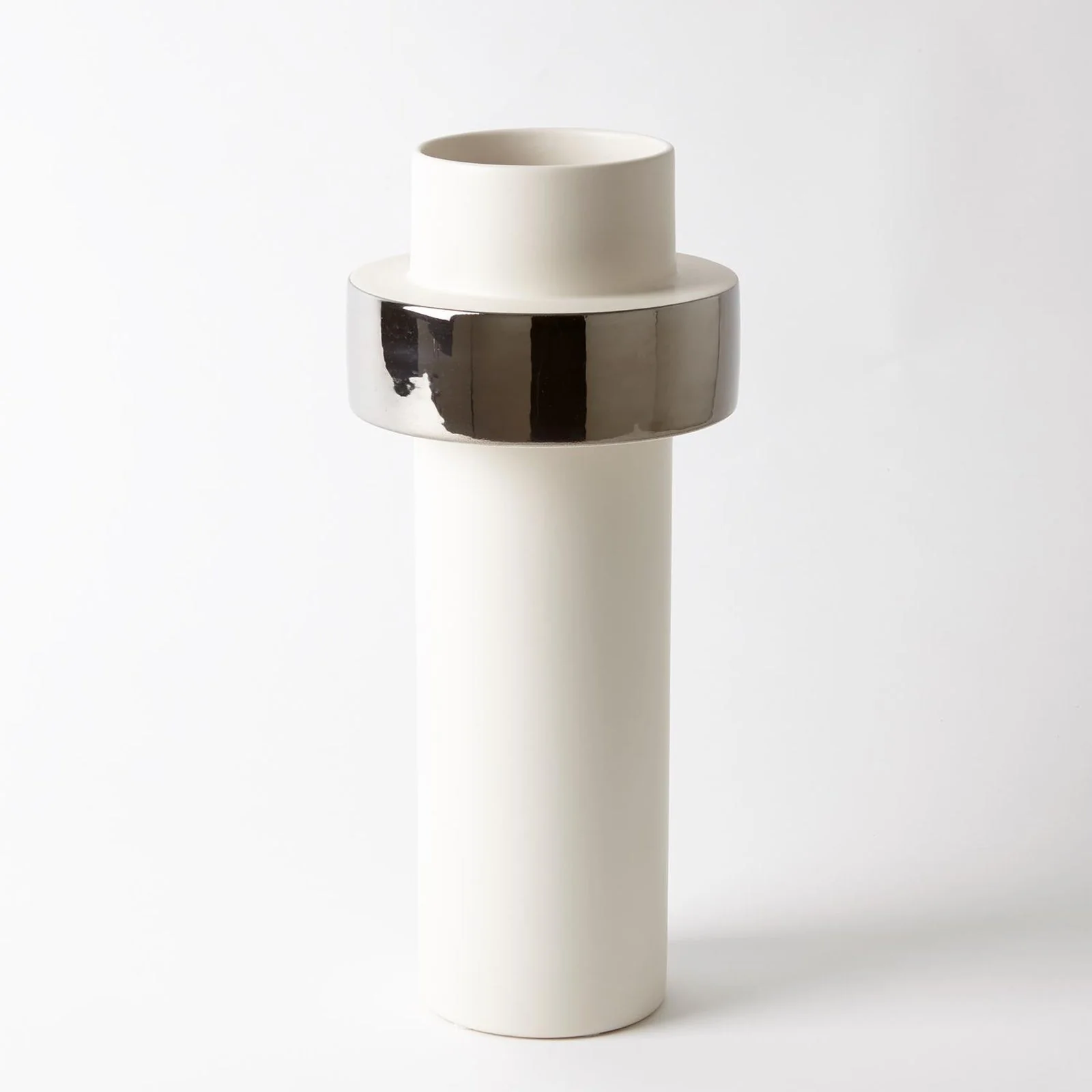 Global Views Cylindrical Ring Vase - Image 8