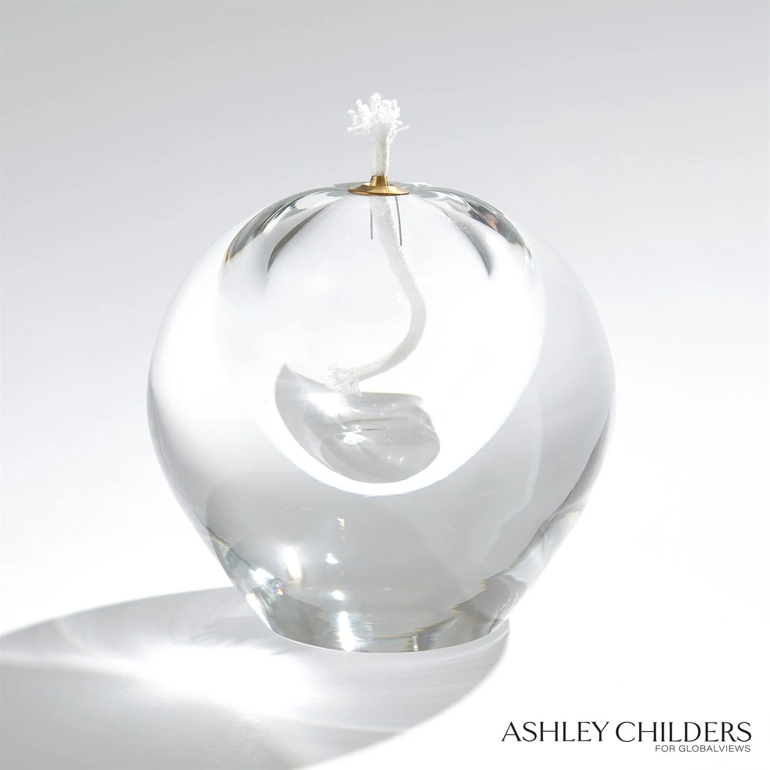 Global Views Daphne Oil Candle Clear by Ashley Childers - Image 2