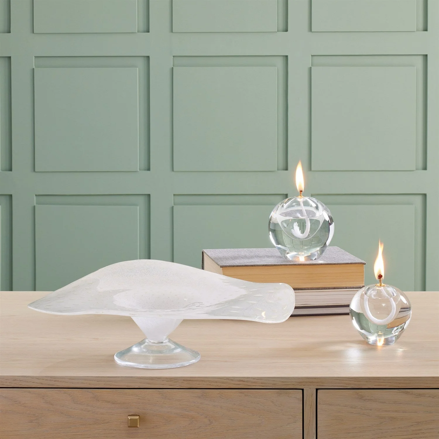 Global Views Daphne Oil Candle Clear by Ashley Childers - Image 3