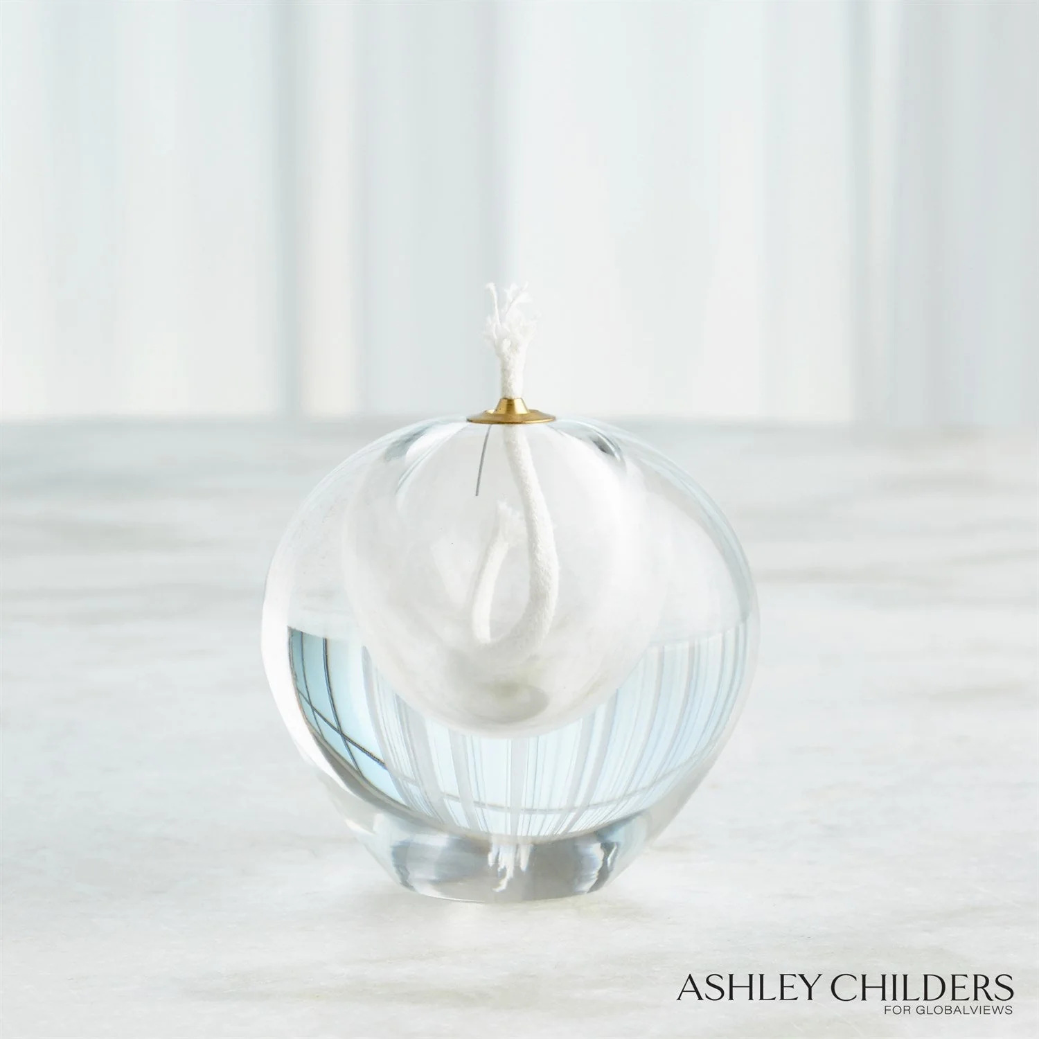 Global Views Daphne Oil Candle Clear by Ashley Childers - Image 4