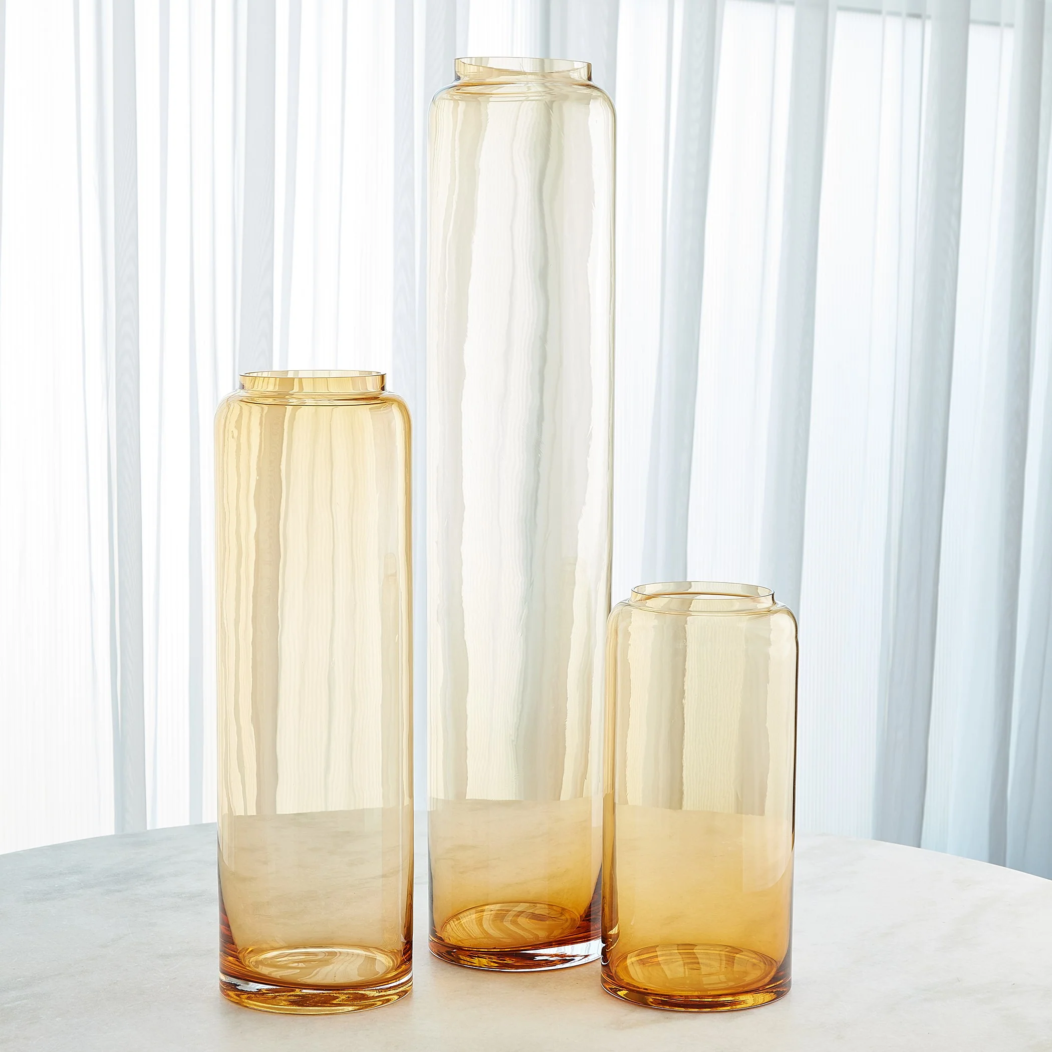 Global Views Datum Vase Caramel - Image 4