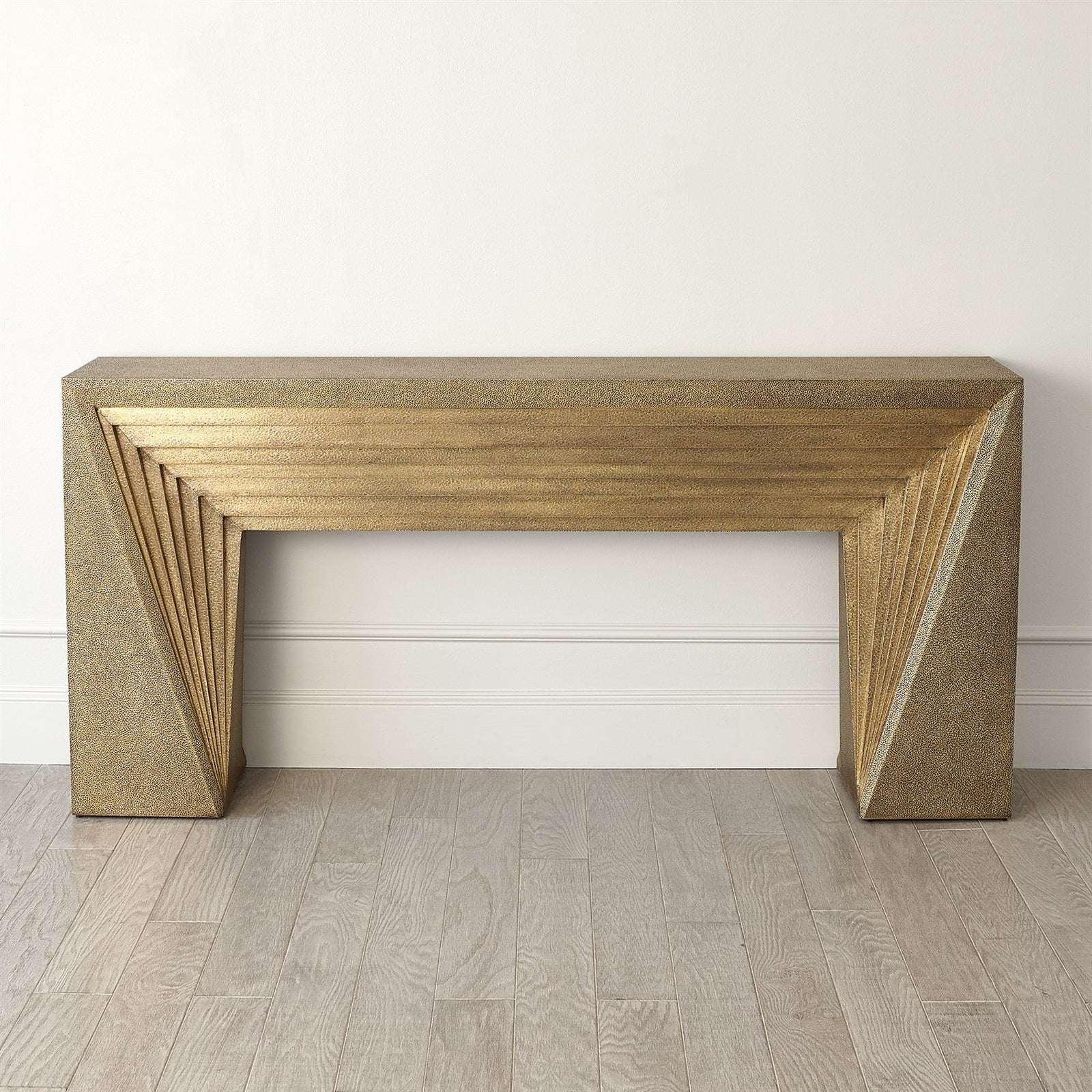 Global Views Deco Console - Brass - Image 2
