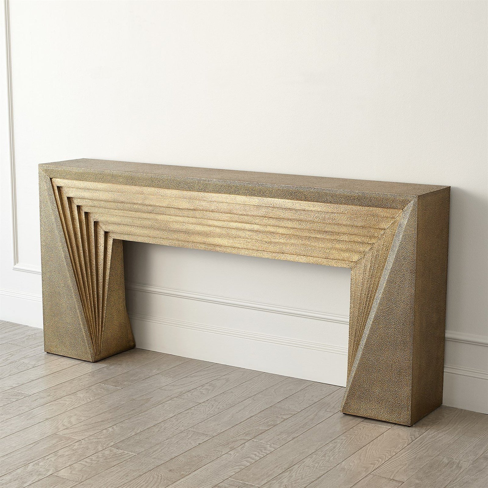 Global Views Deco Console - Brass - Image 3